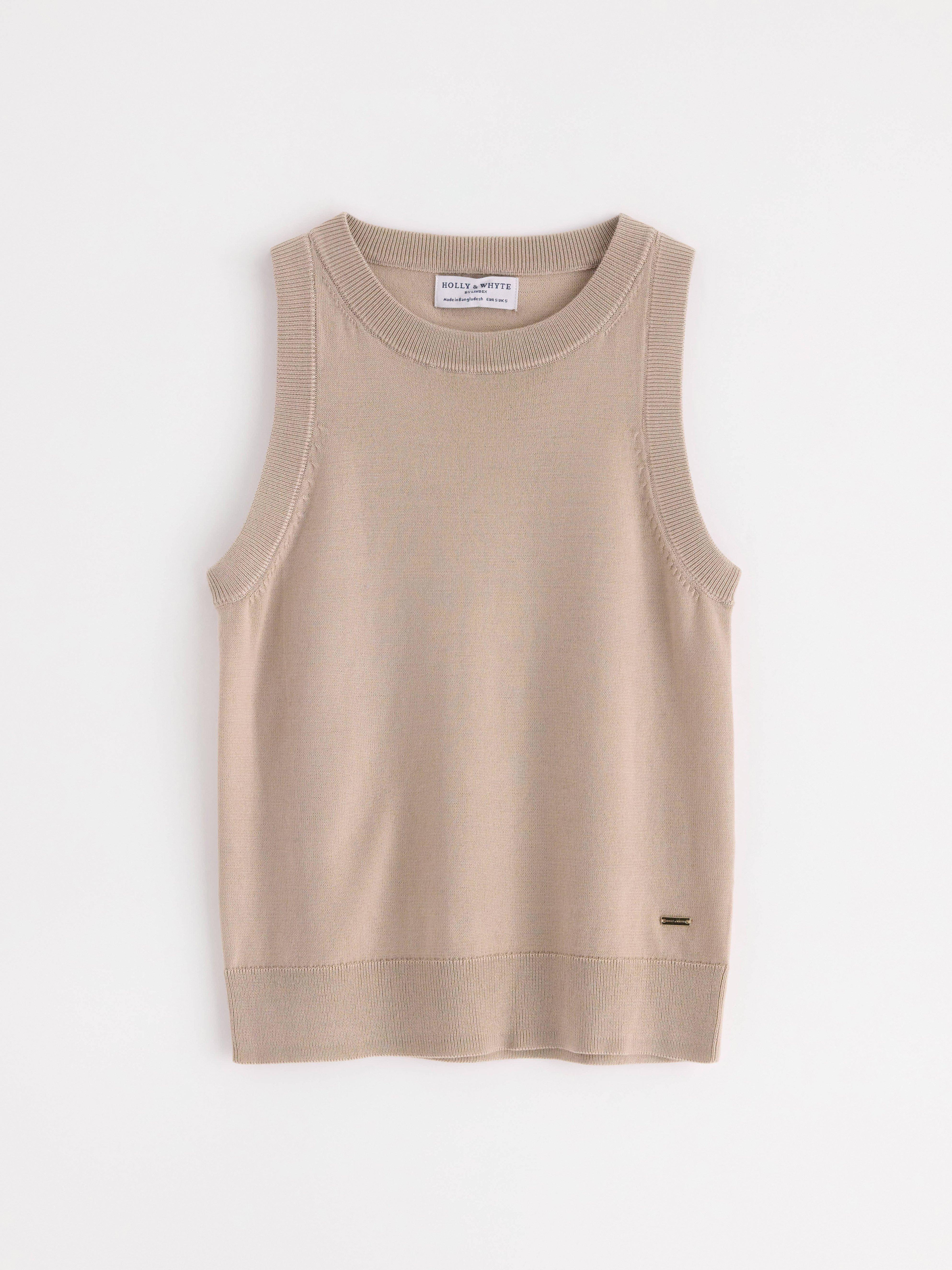 Tank Top - Womens Wear - Beige