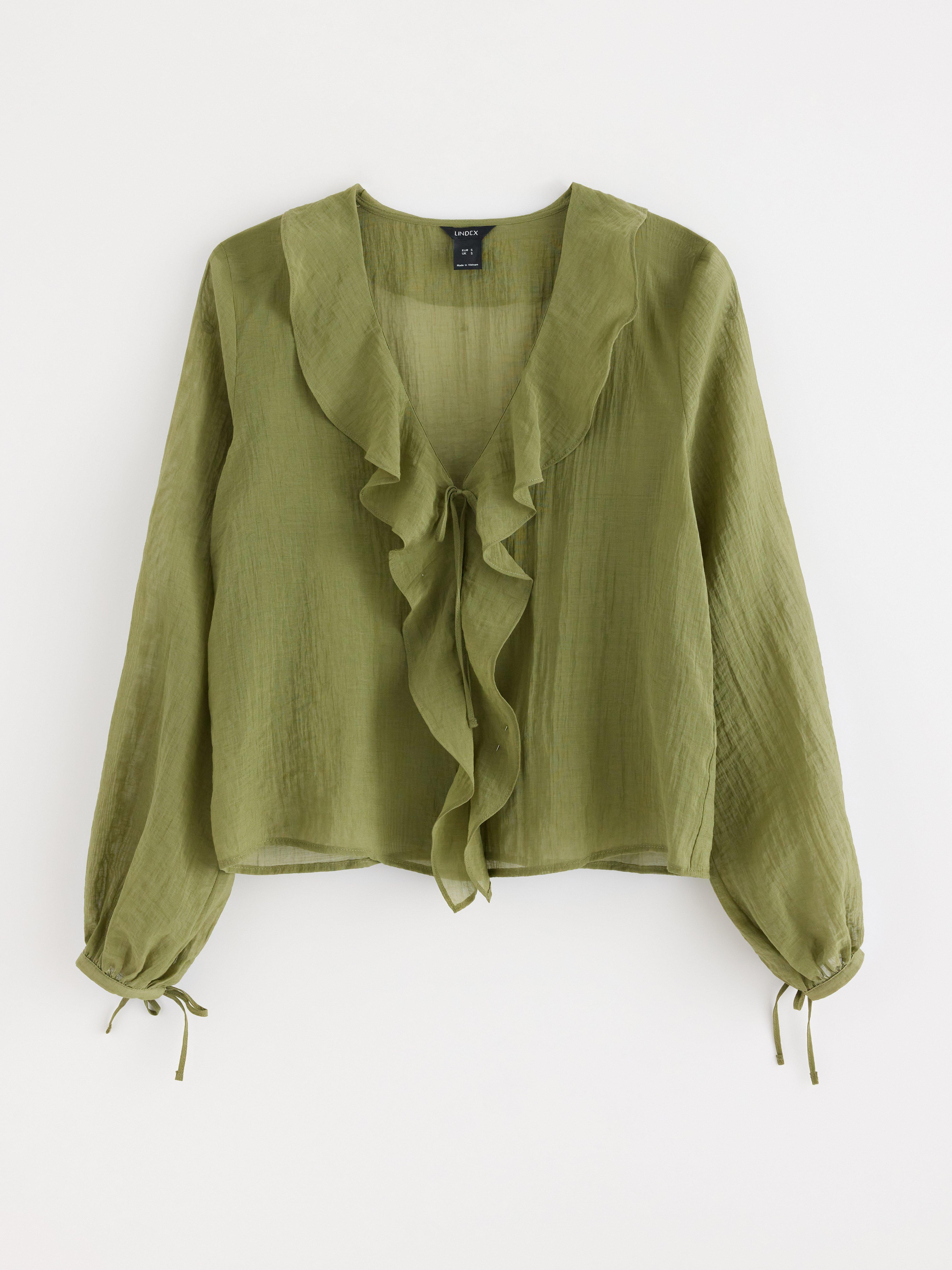 Bluse - Dame - Khaki