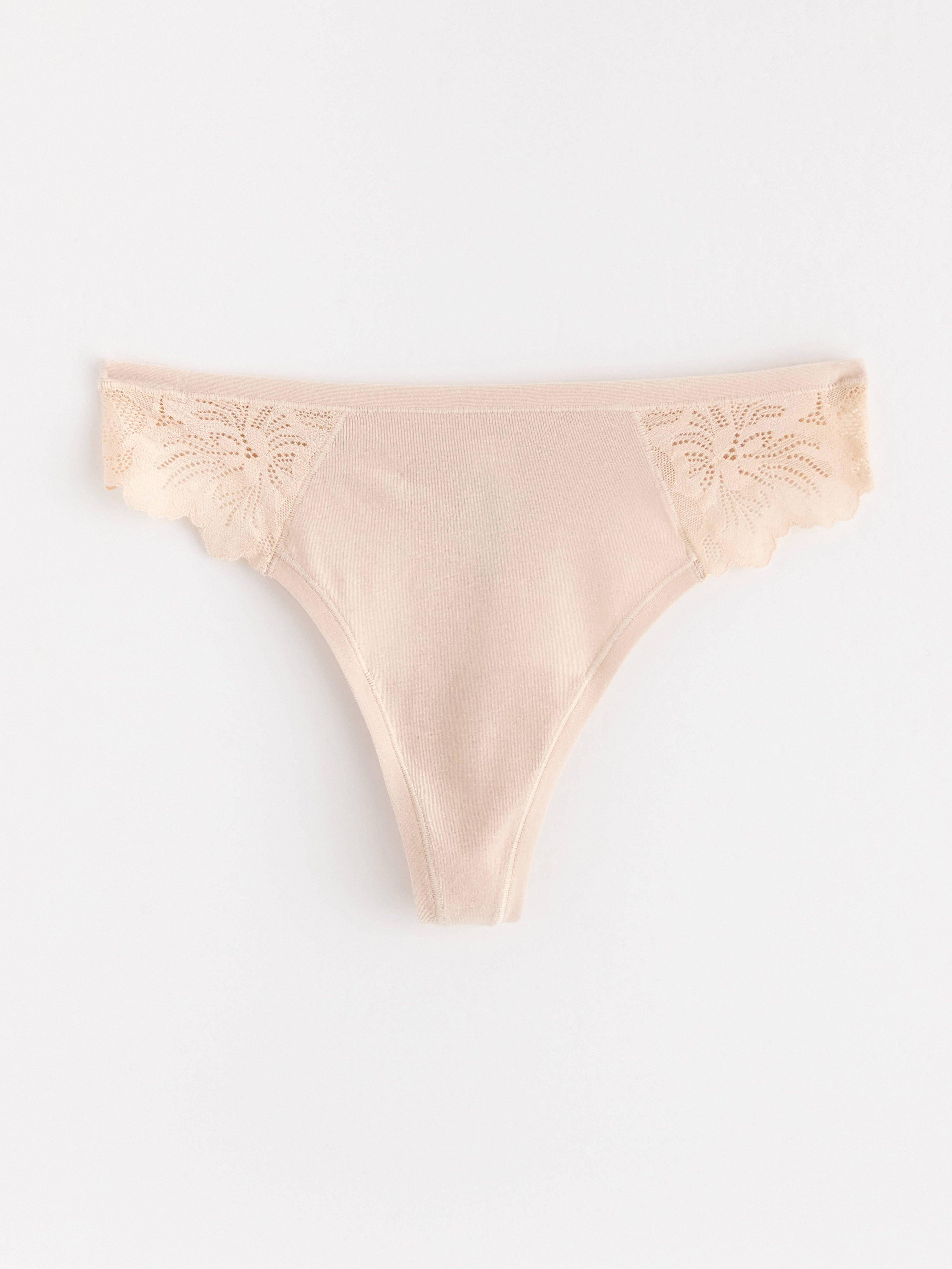 G-streng regular - Undertøj - Beige
