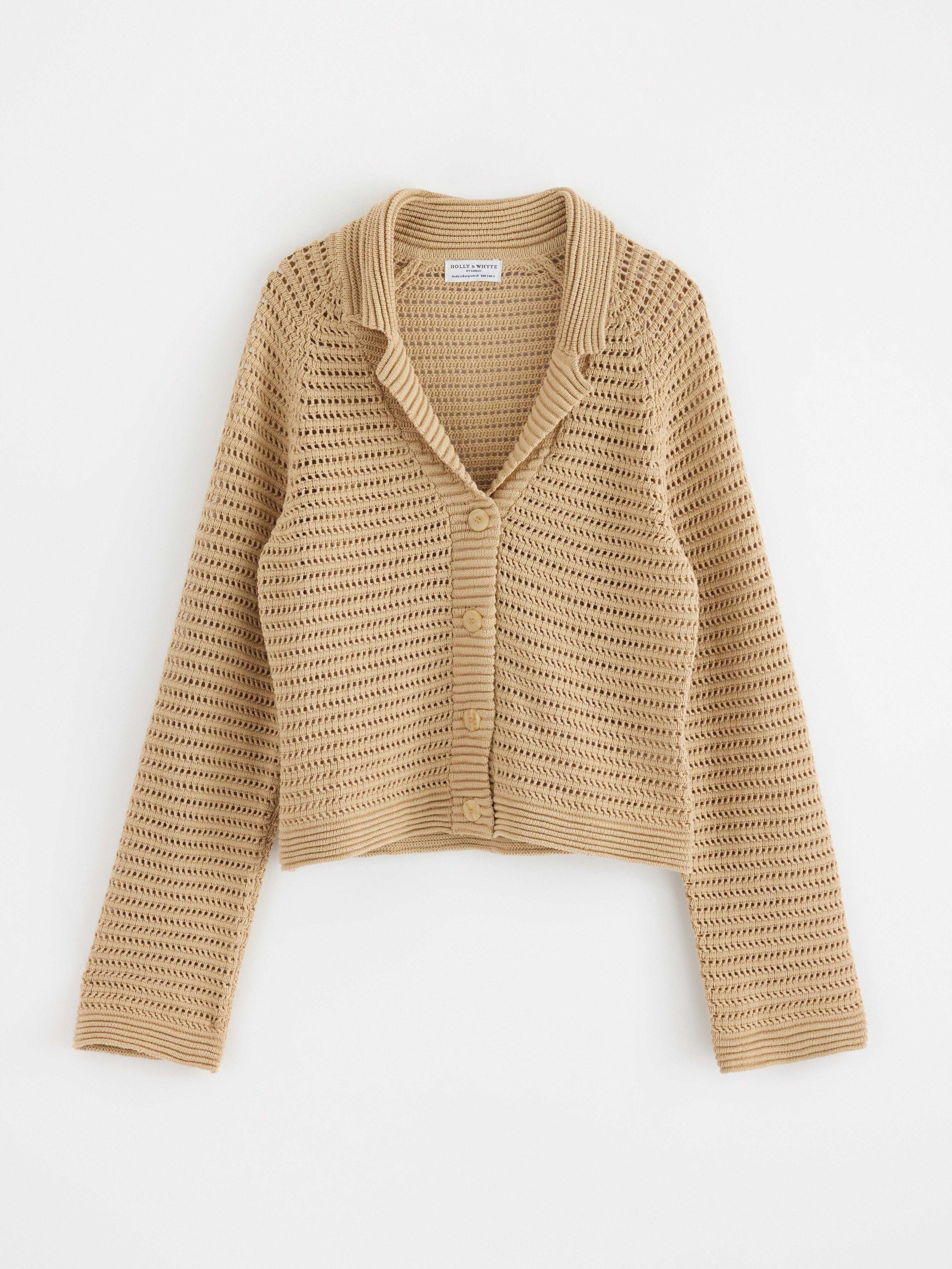 Cardigan - Dam - Beige
