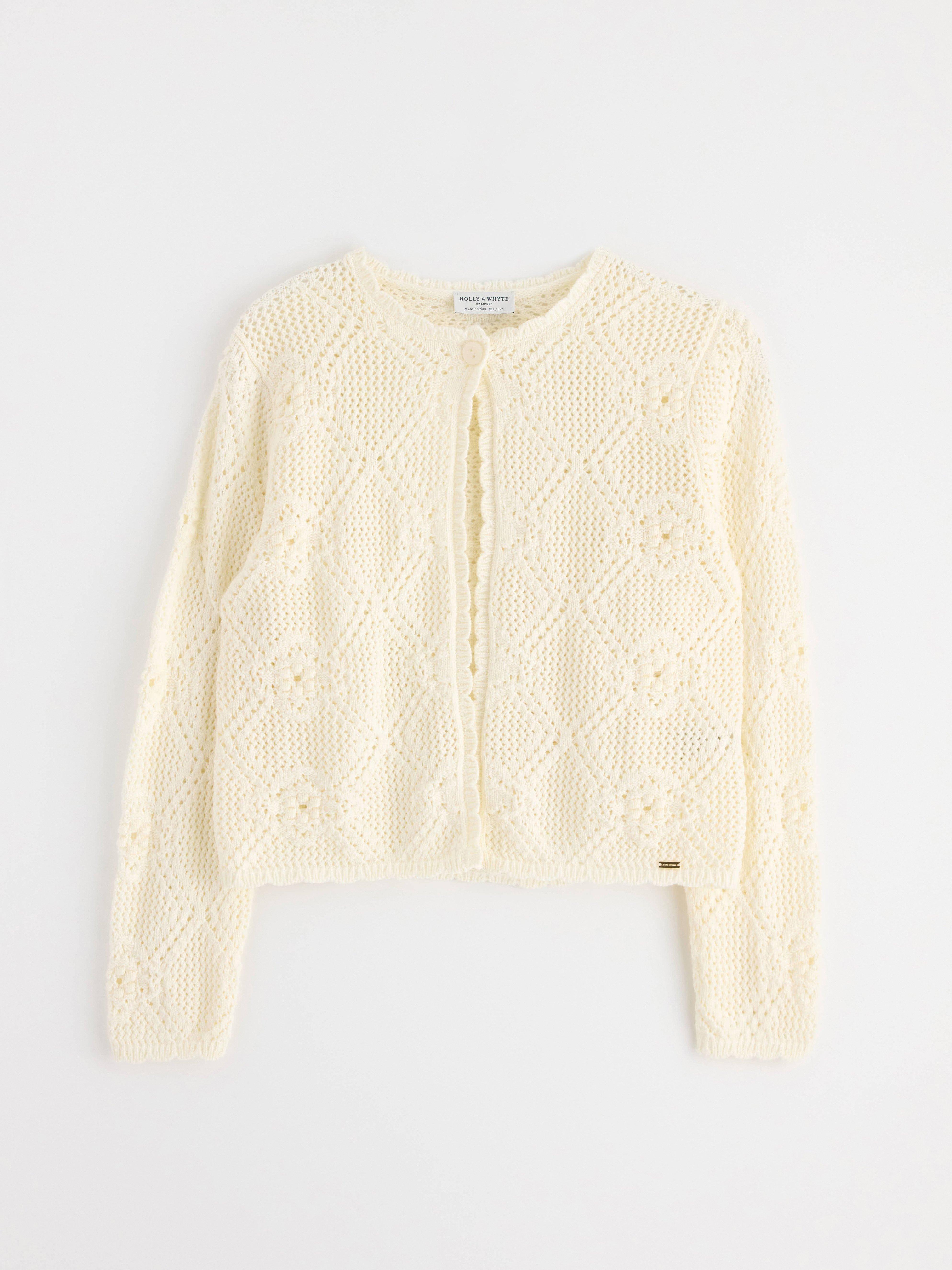 Cardigan - Dam - Vit