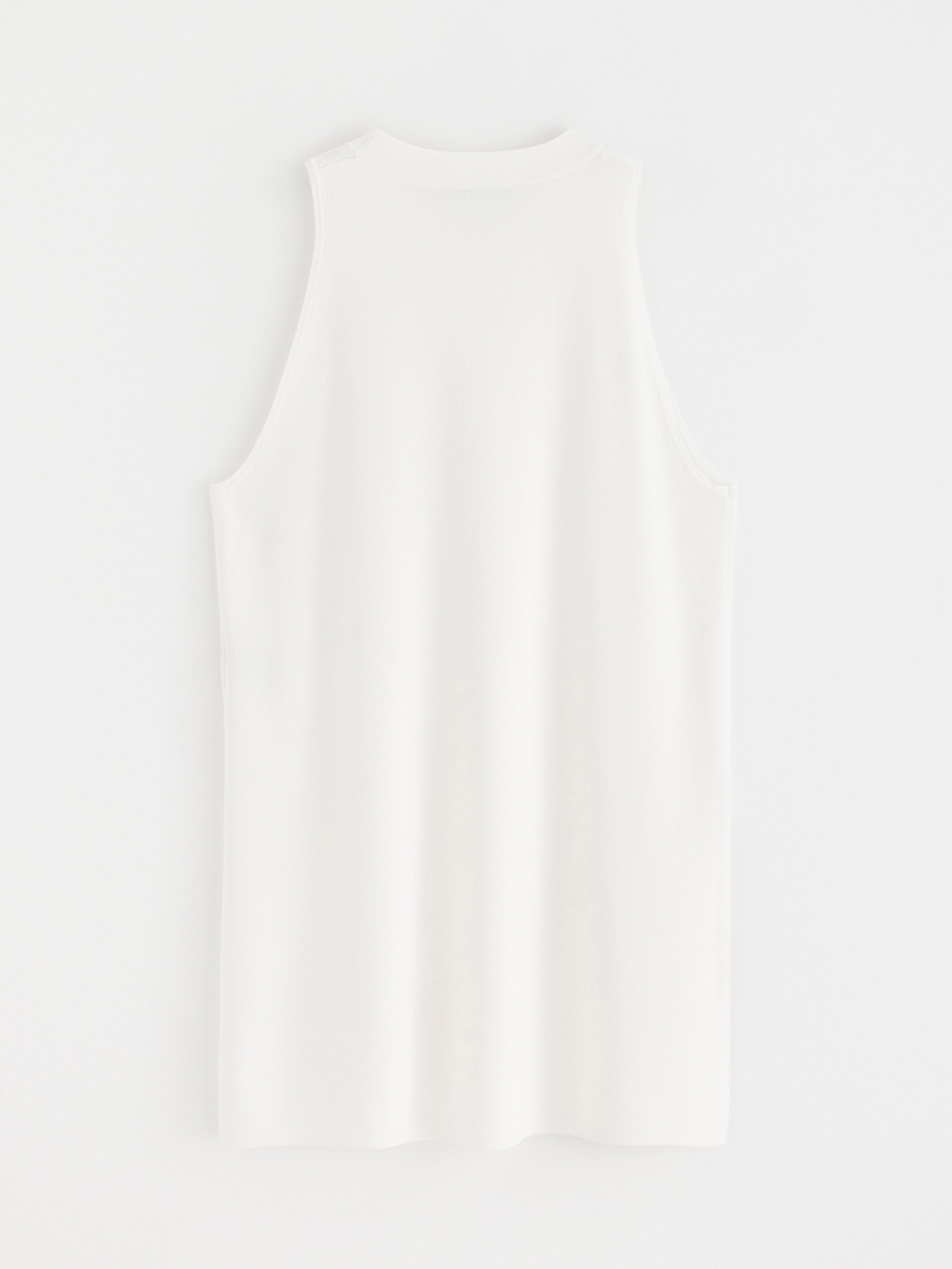 Roller Neck Top - Womens Wear - White