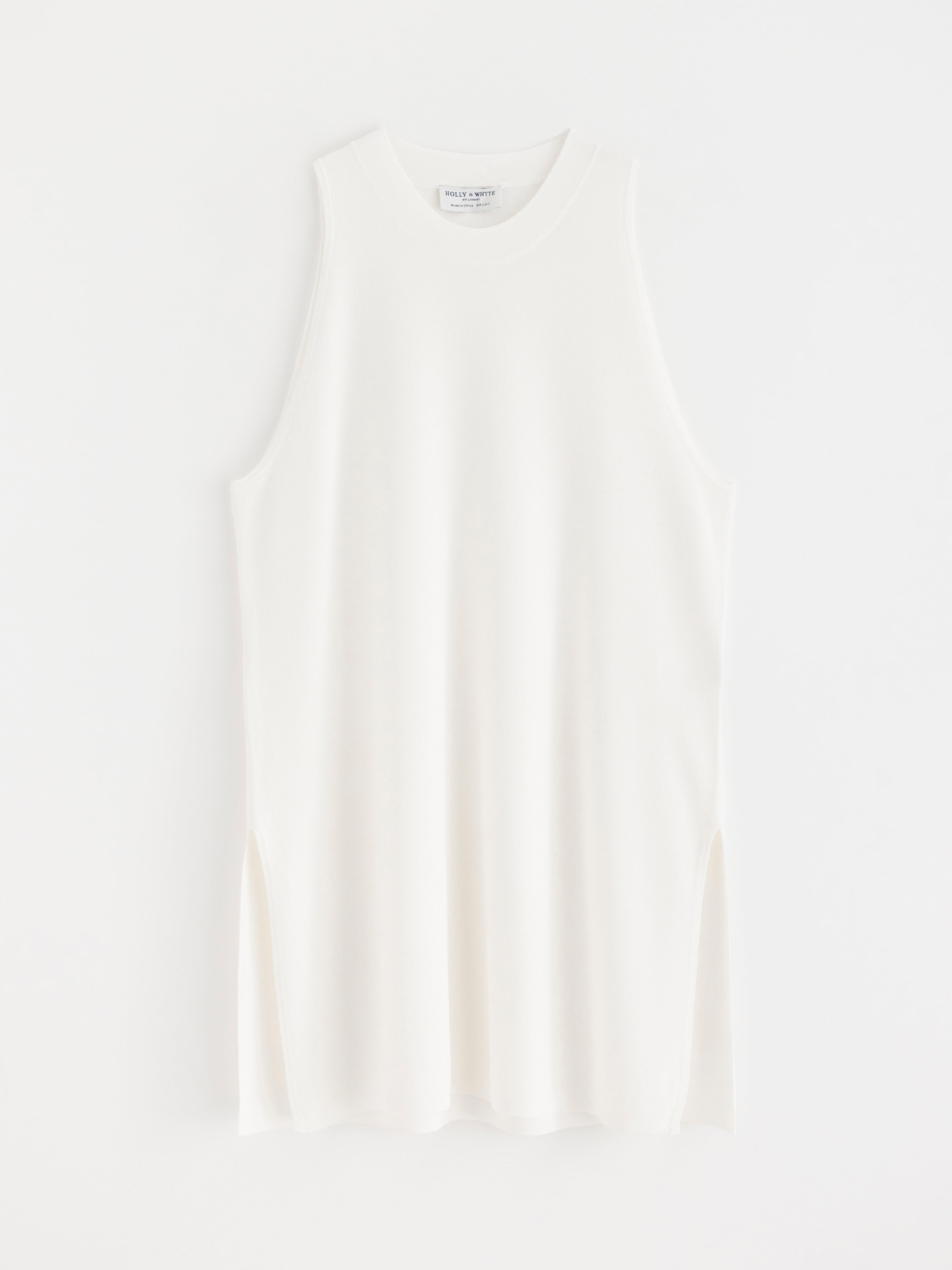 Roller Neck Top - Womens Wear - White