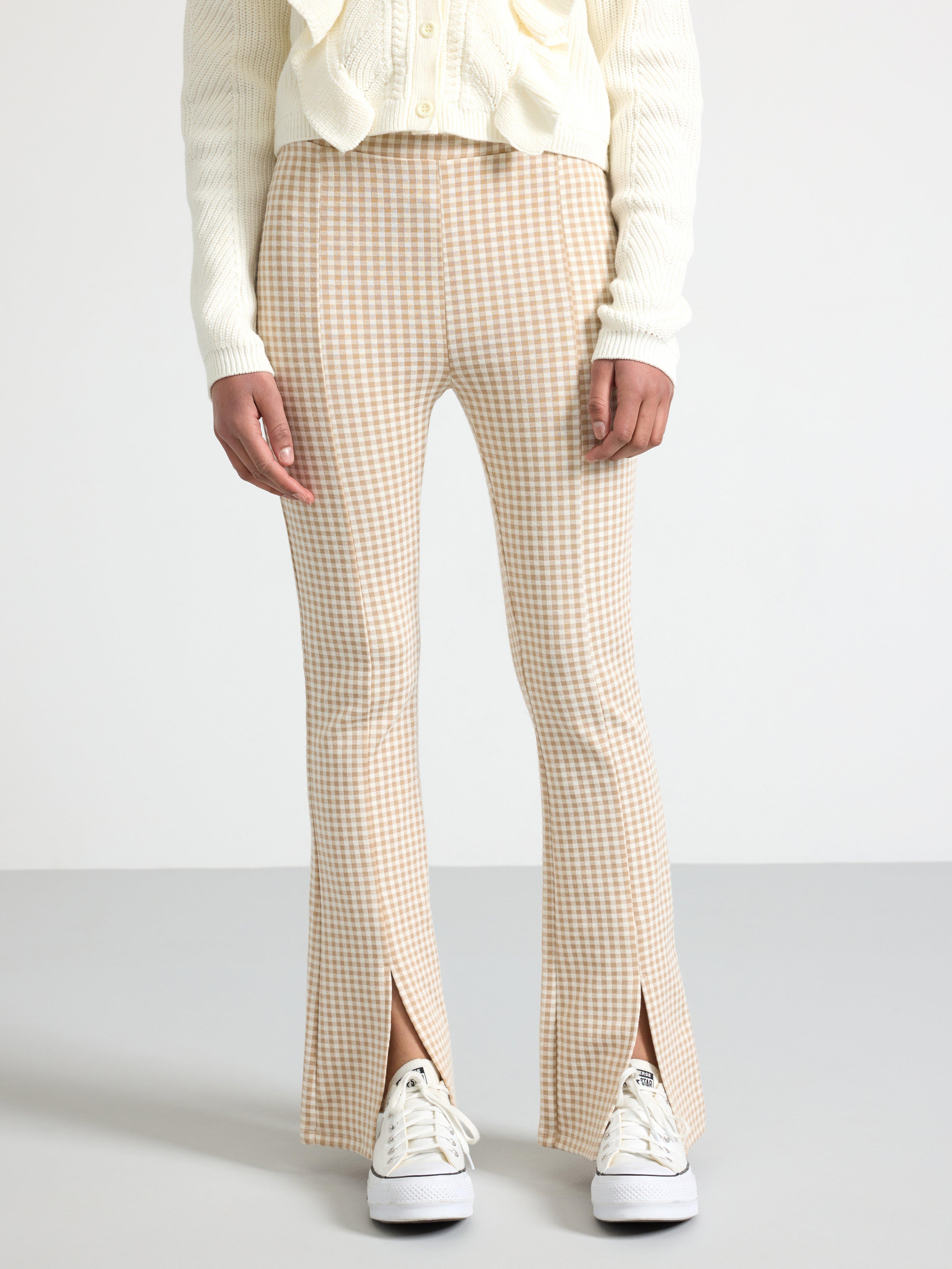 Flared Jersey Trousers