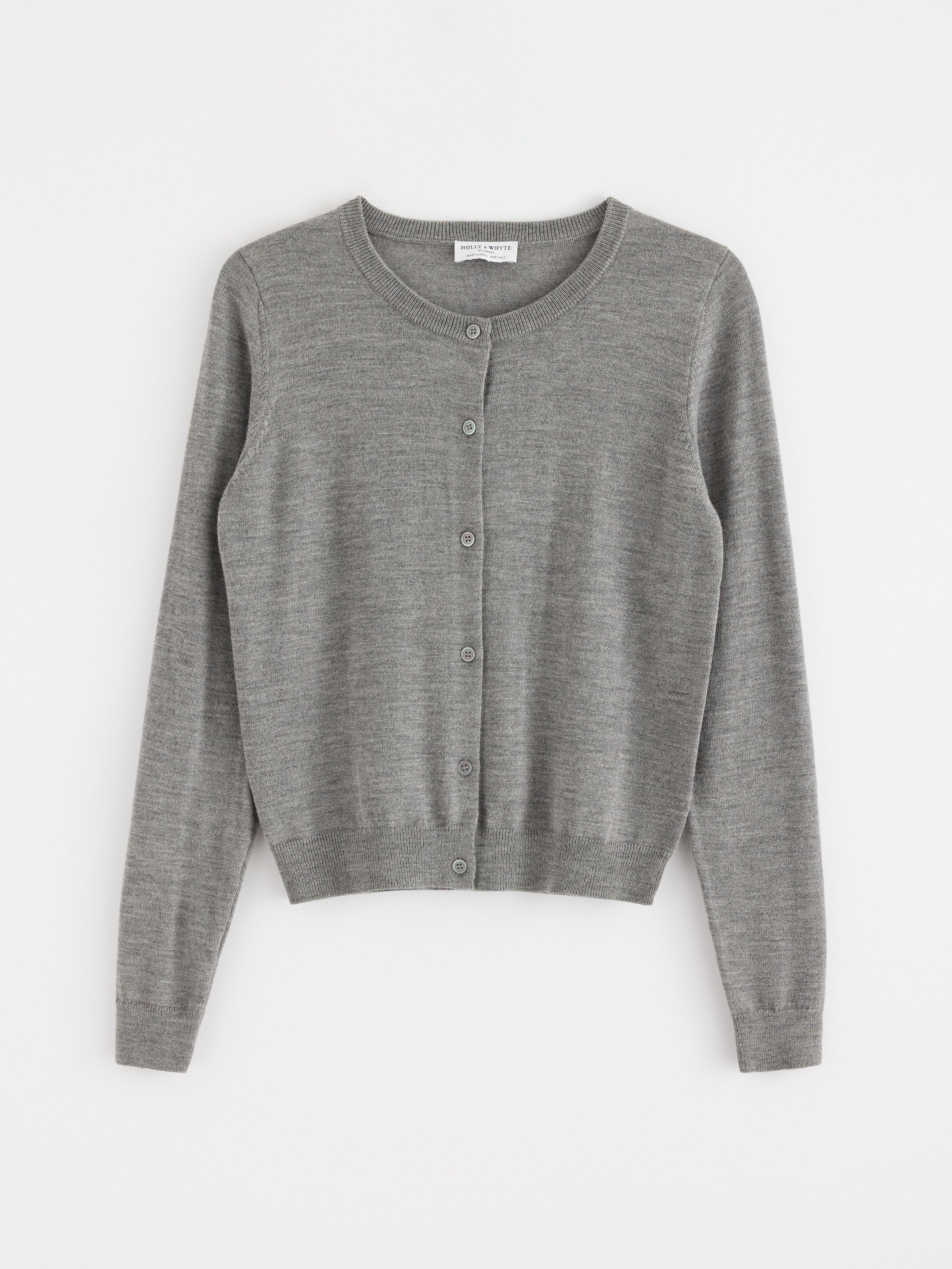 Kardigan - Ženy - Šedá