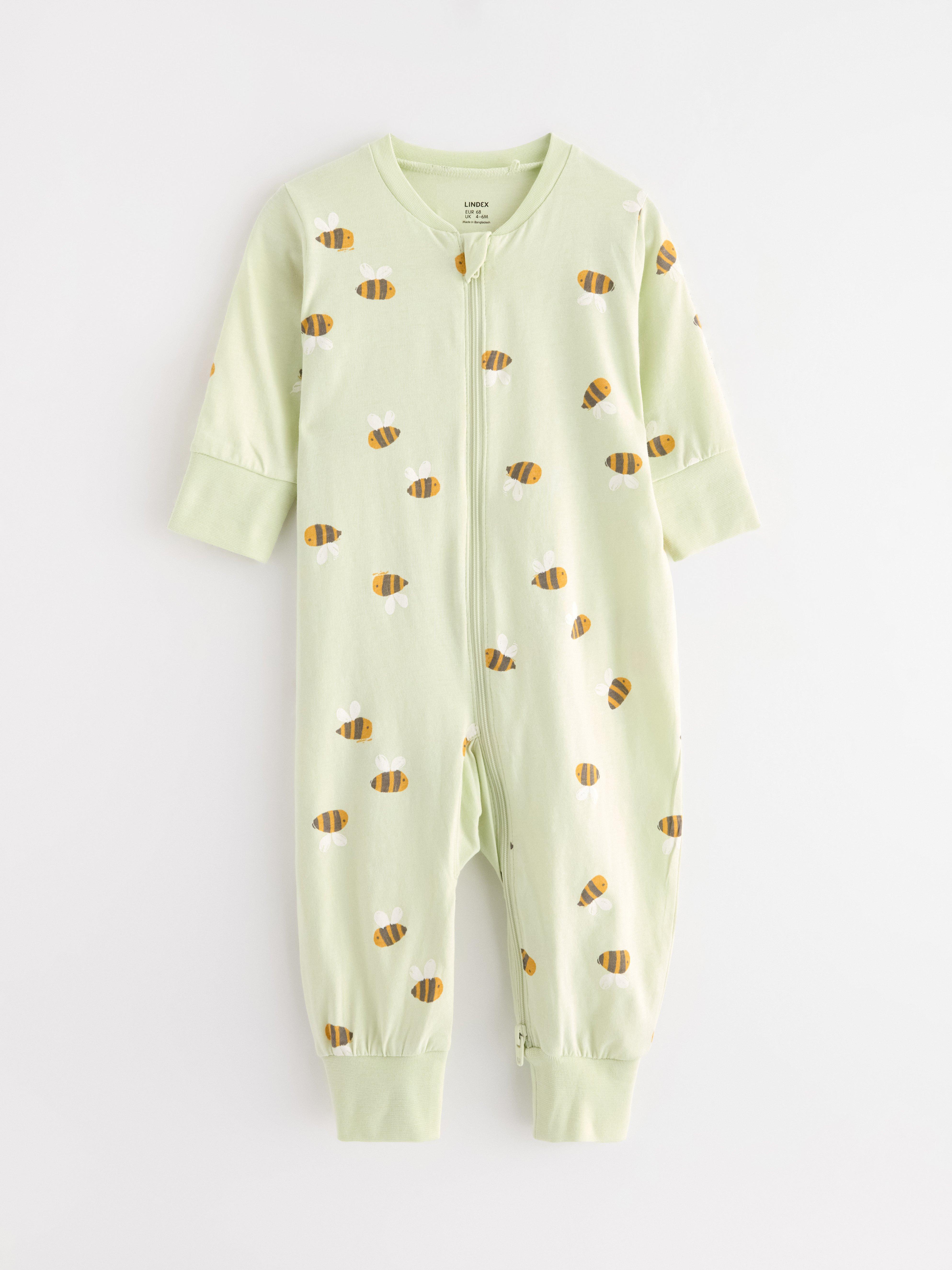 Pyjamasoverall - Barn - Grön