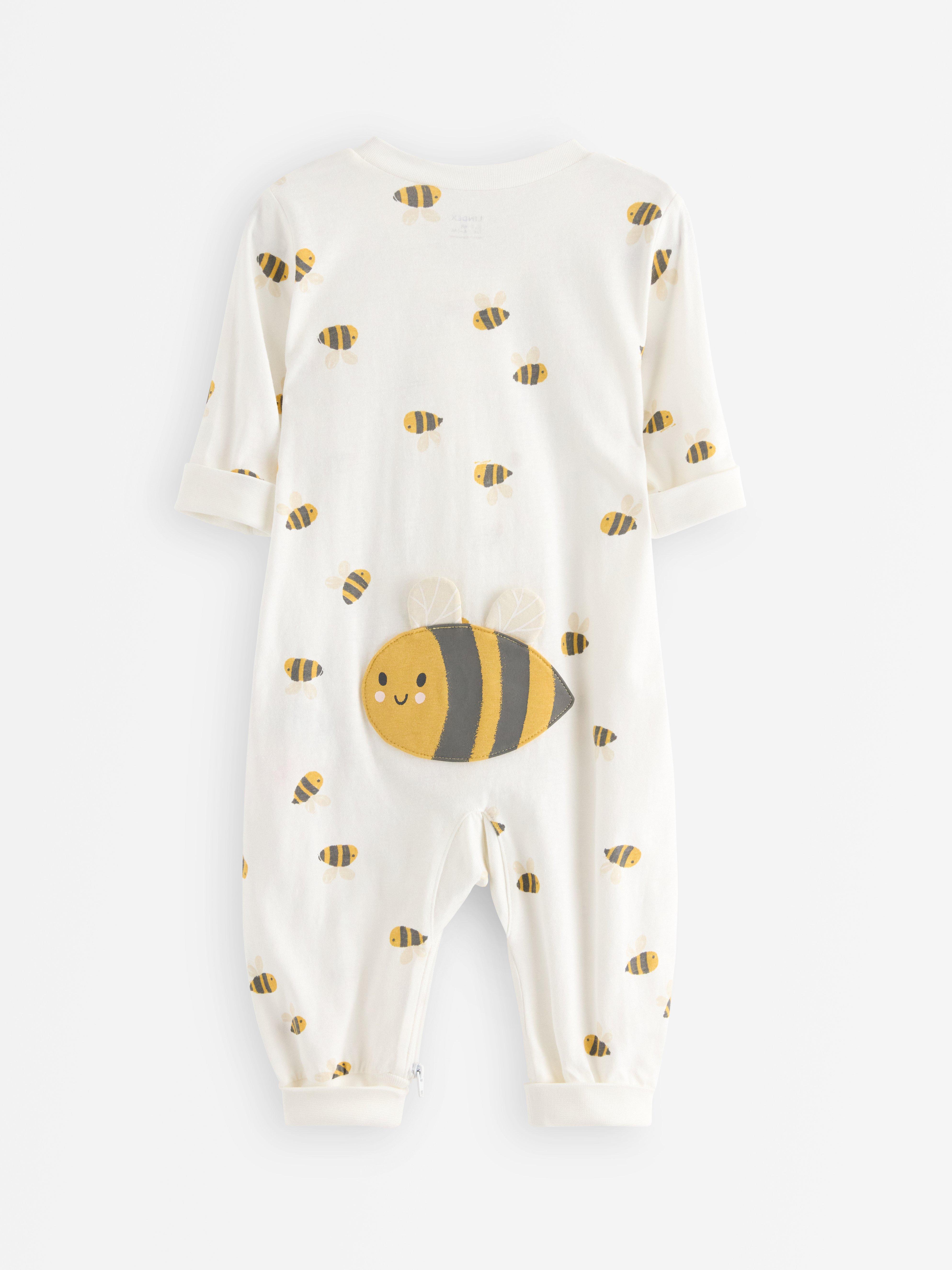 Pyjamasoverall - Barn - Vit