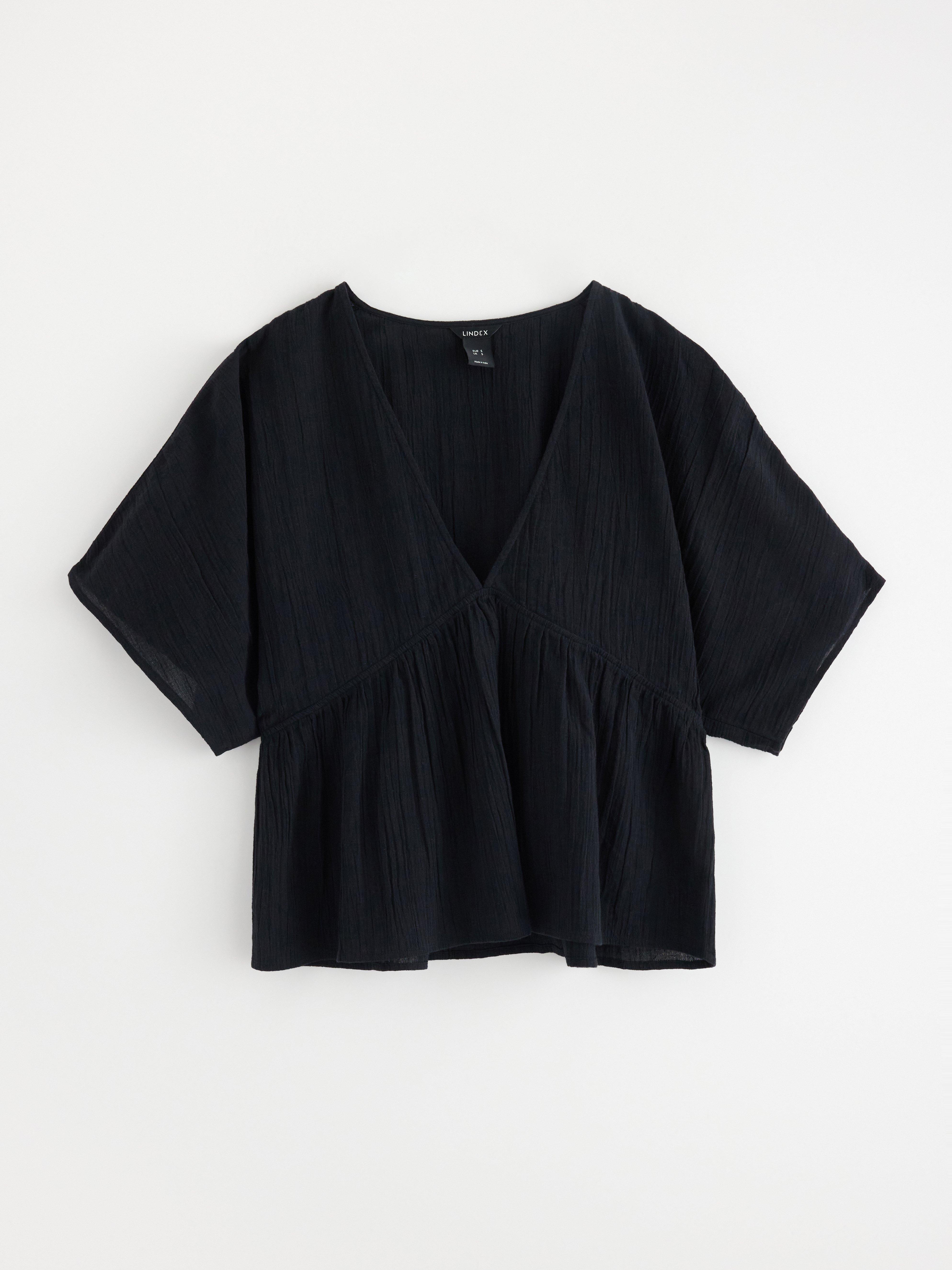 Bluse - Dame - Svart