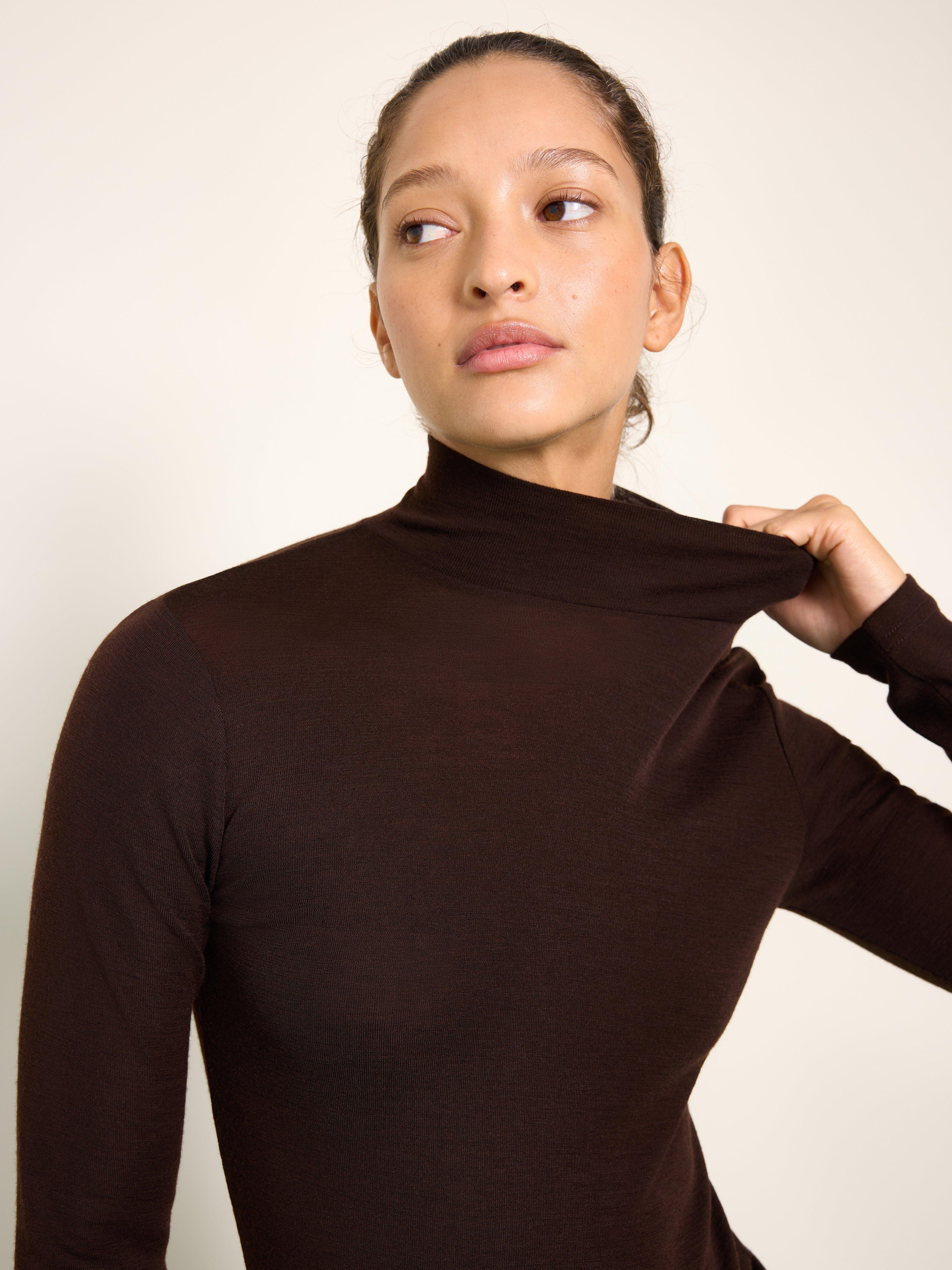 Top - Womens Wear - Brown
