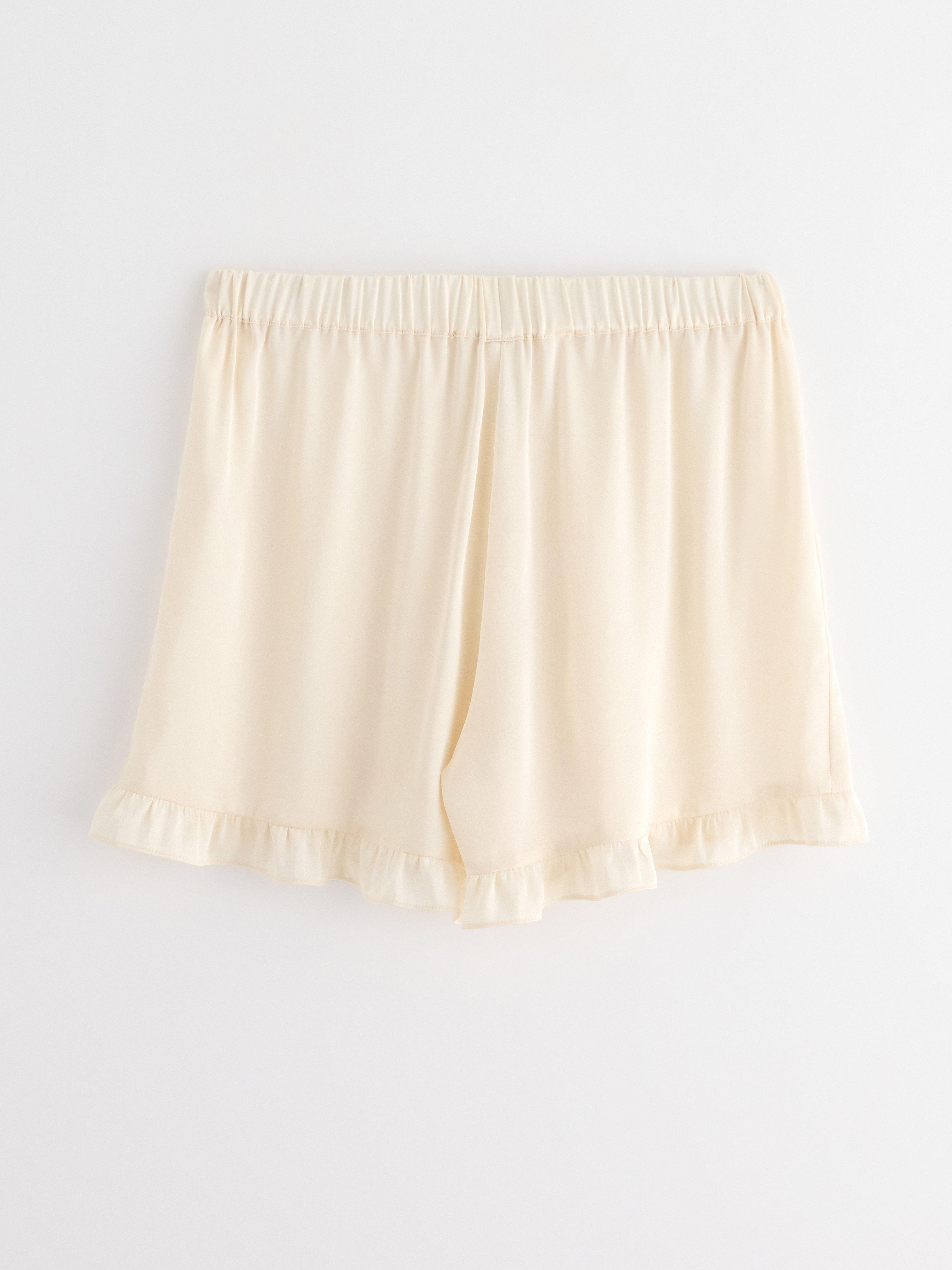 Pyjama Shorts - Lingerie - White