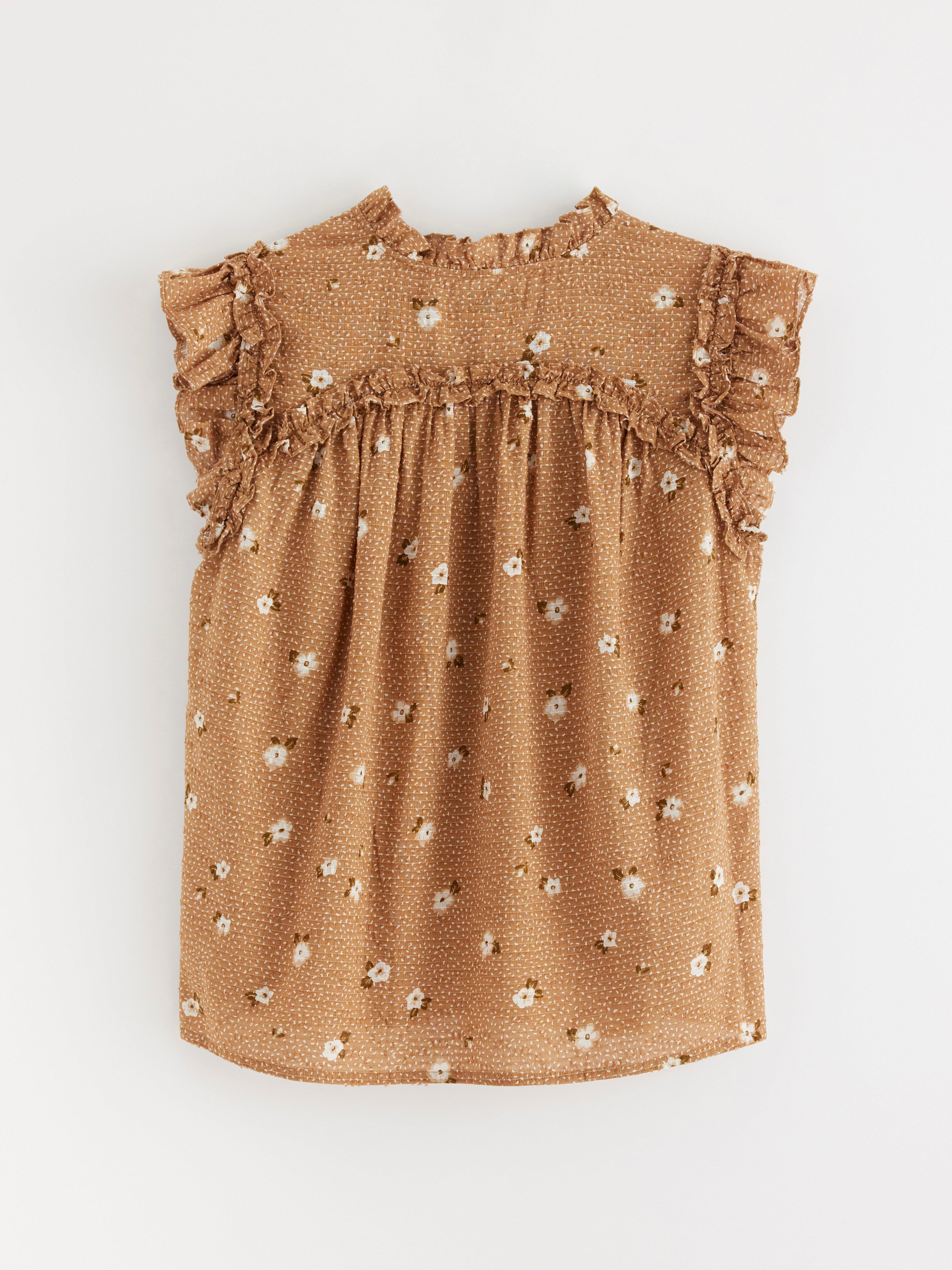 Blouse - Womens Wear - Brown