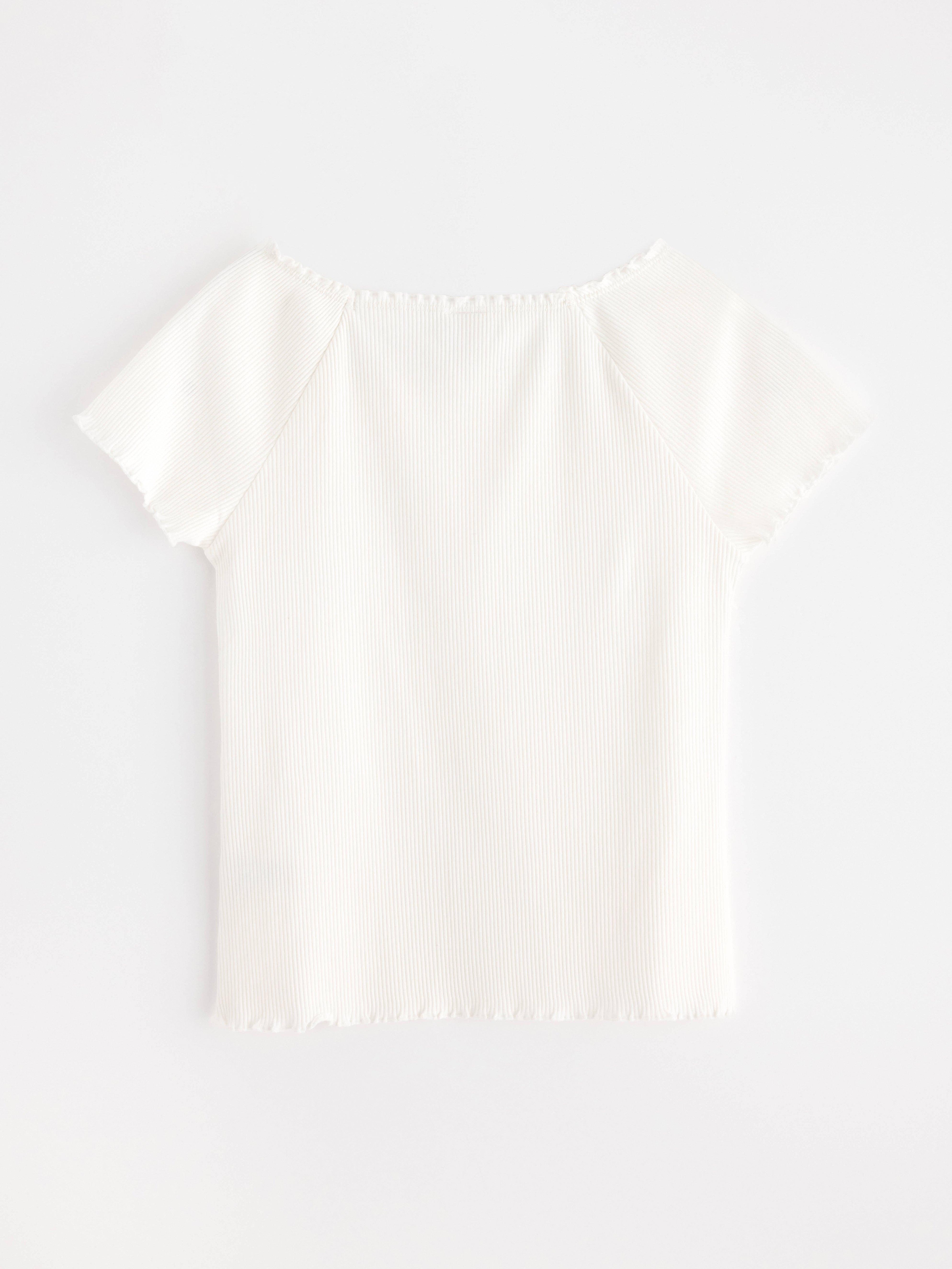 Top - Kids Wear - White