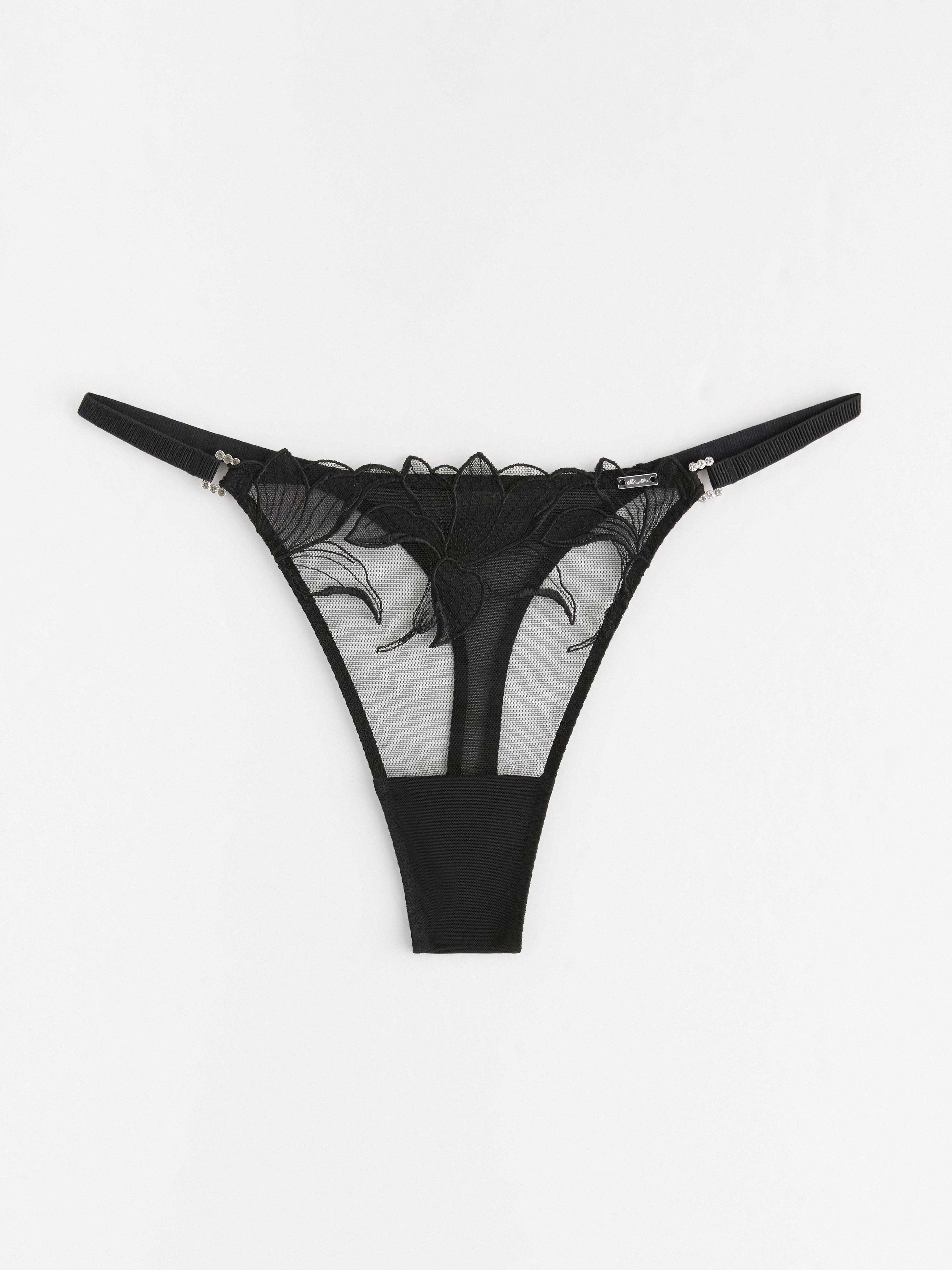 Thong Low - Lingerie - Black