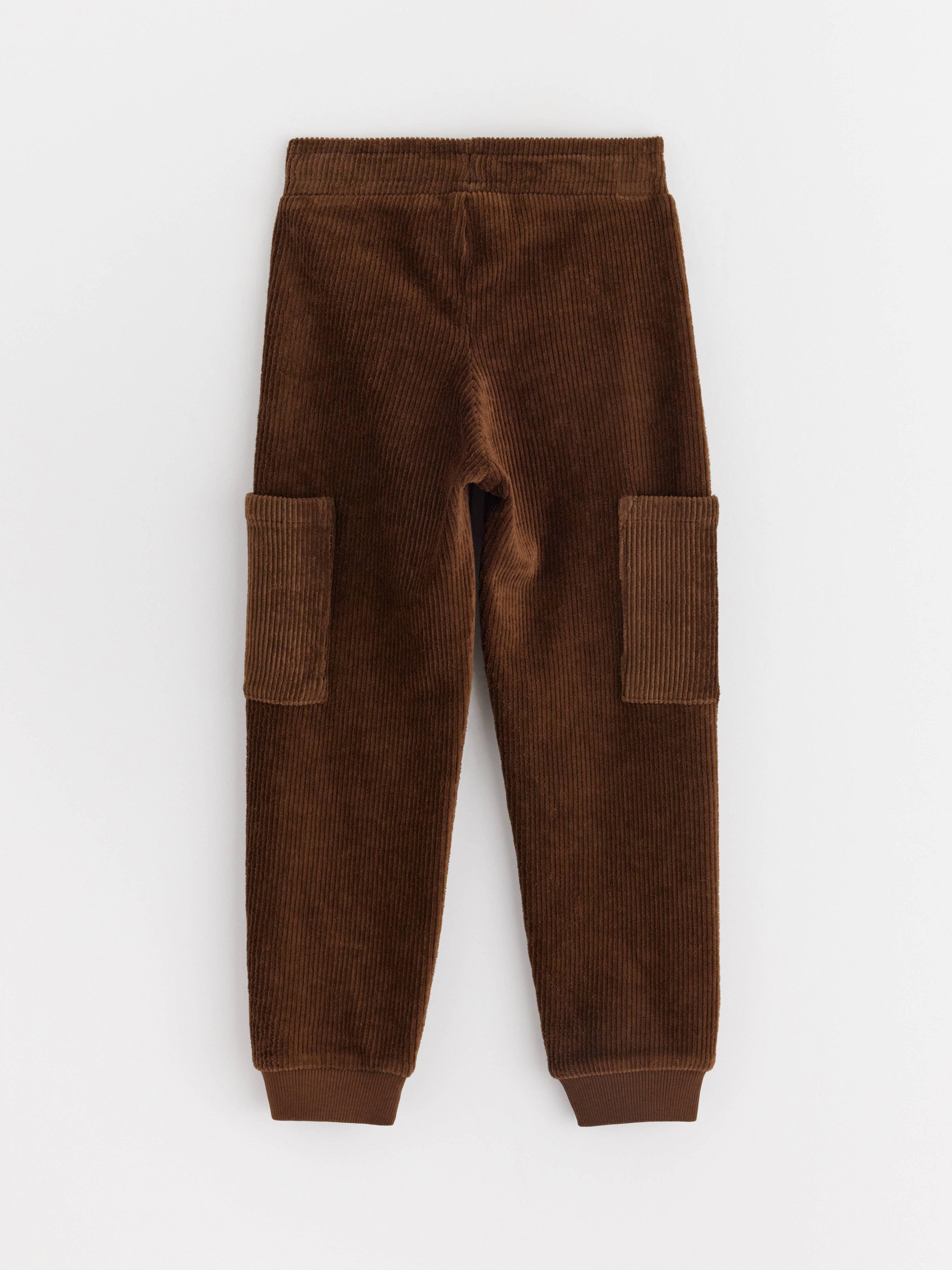 Cargo Trousers - Kids Wear - Brown