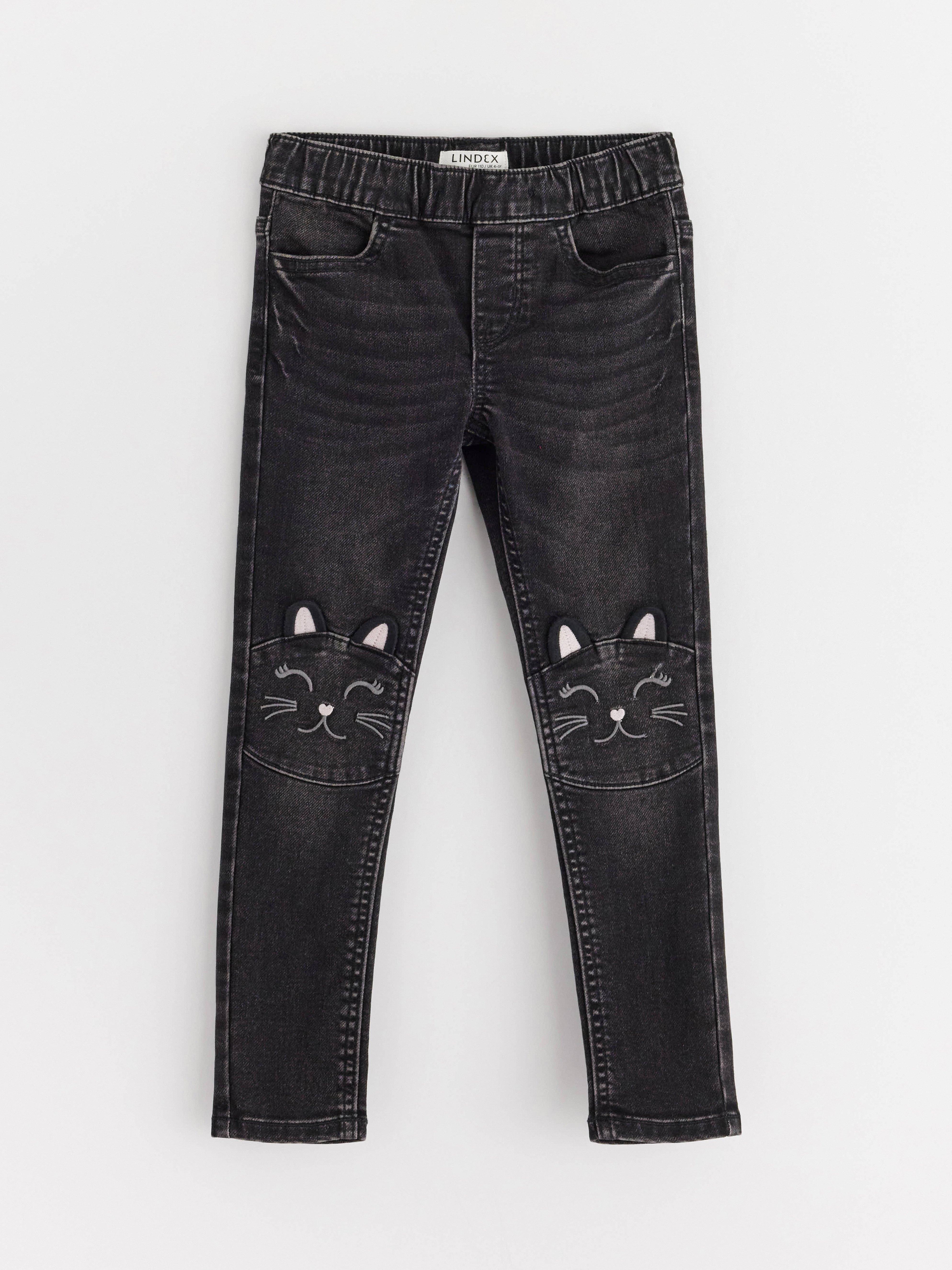 Jeggings - Barn - Svart
