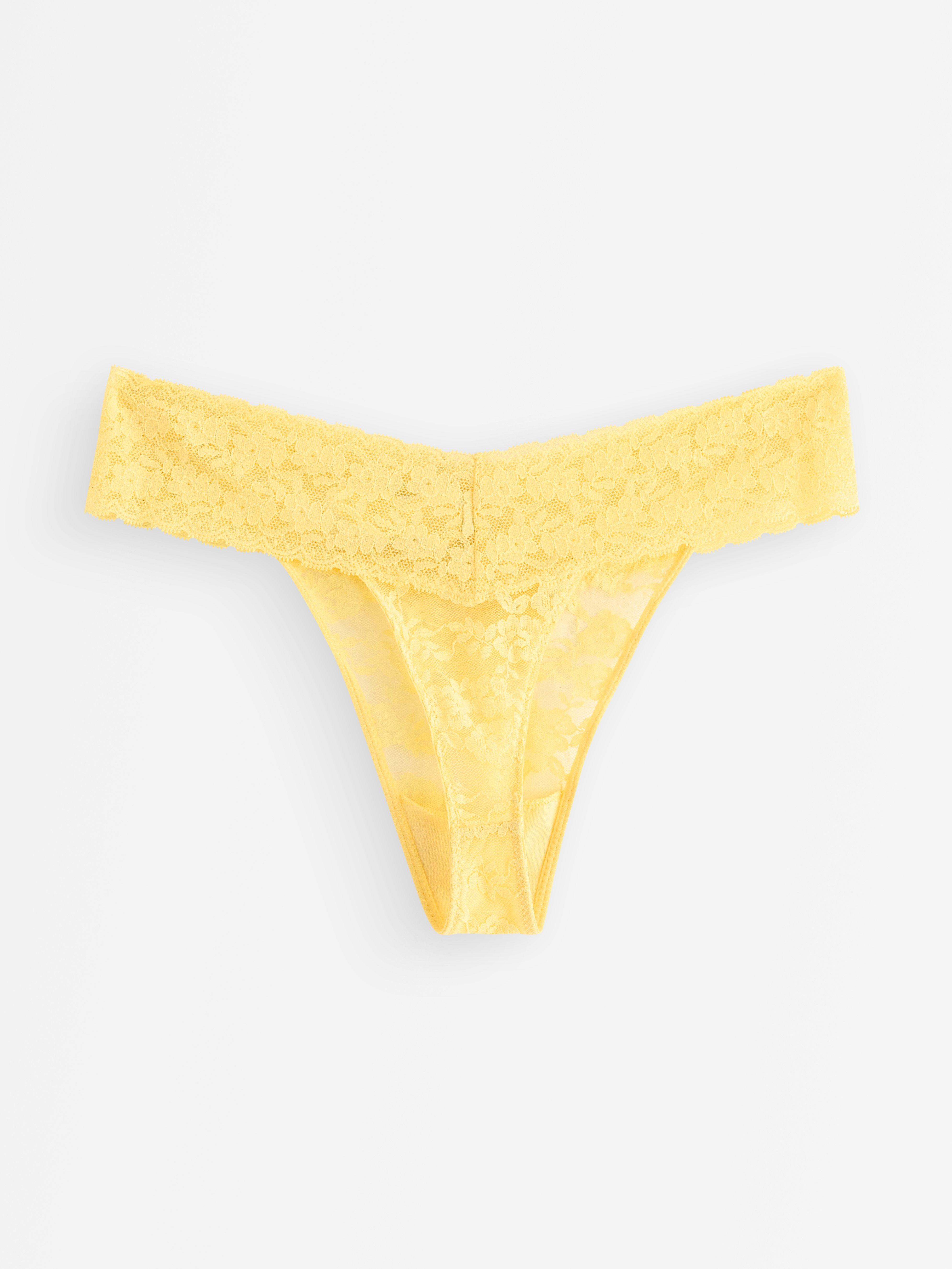 Thong Low - Lingerie - Yellow