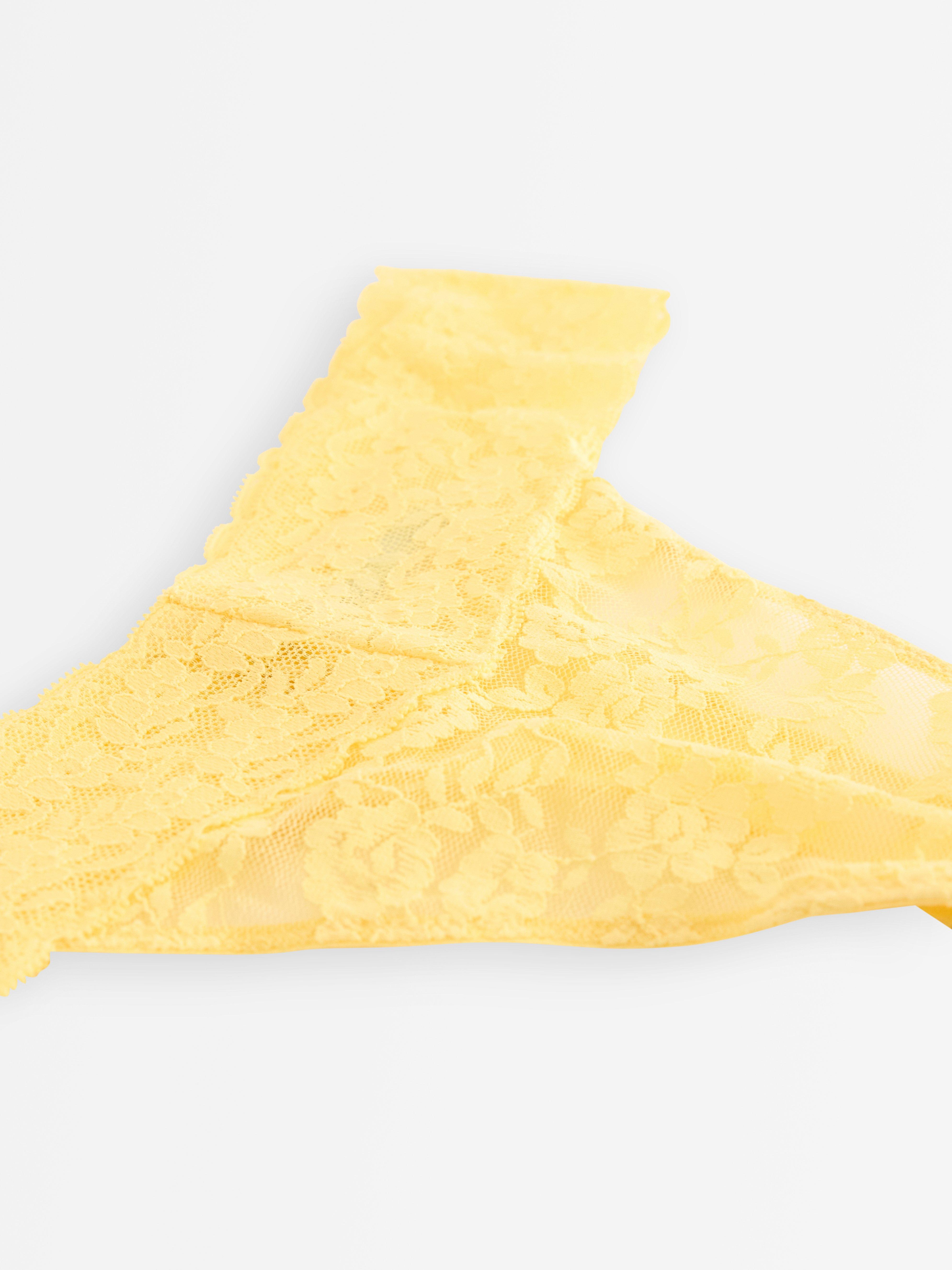 Thong Low - Lingerie - Yellow
