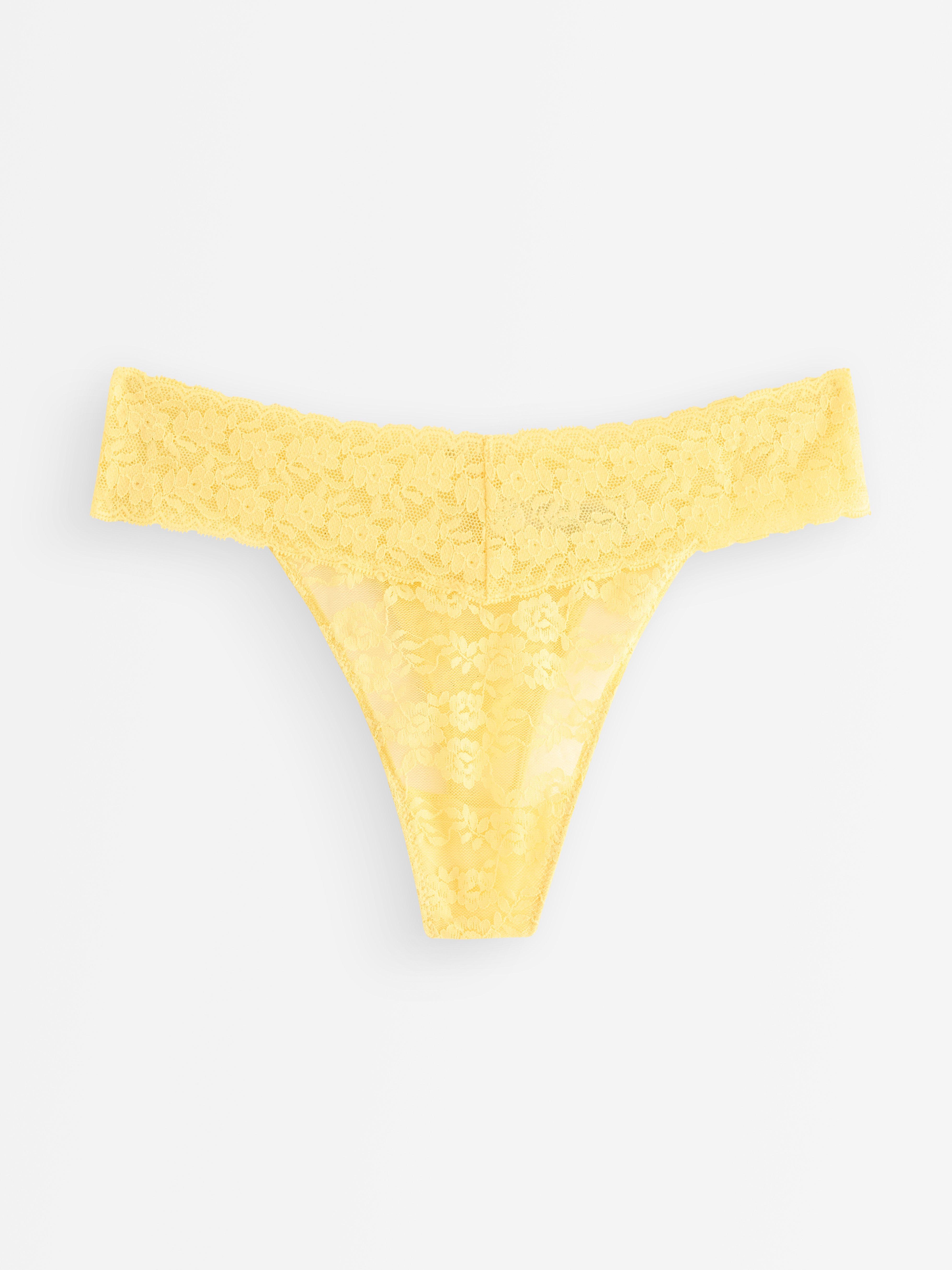 Thong Low - Lingerie - Yellow