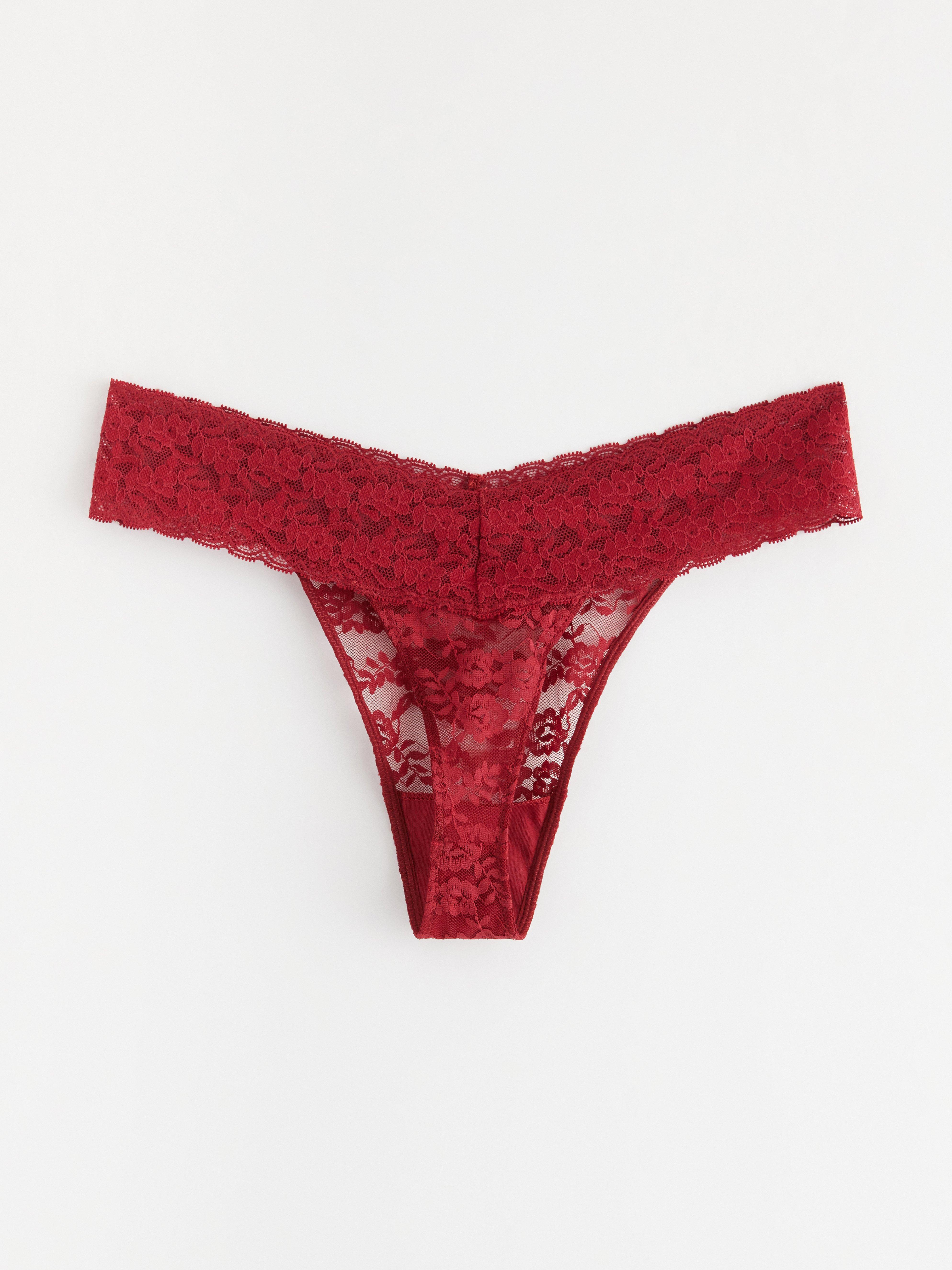 Thong Low - Lingerie - Red
