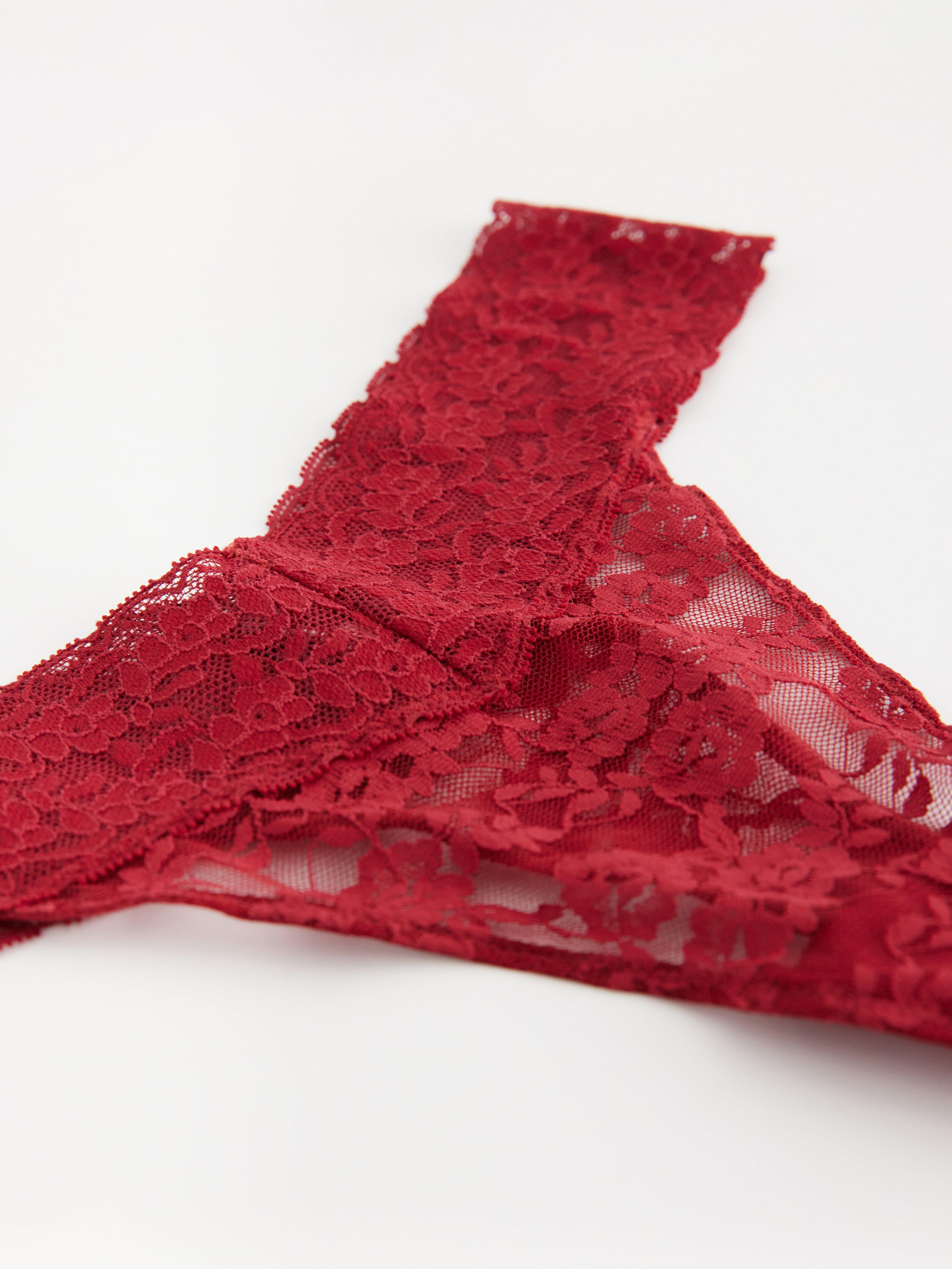 Thong Low - Lingerie - Red
