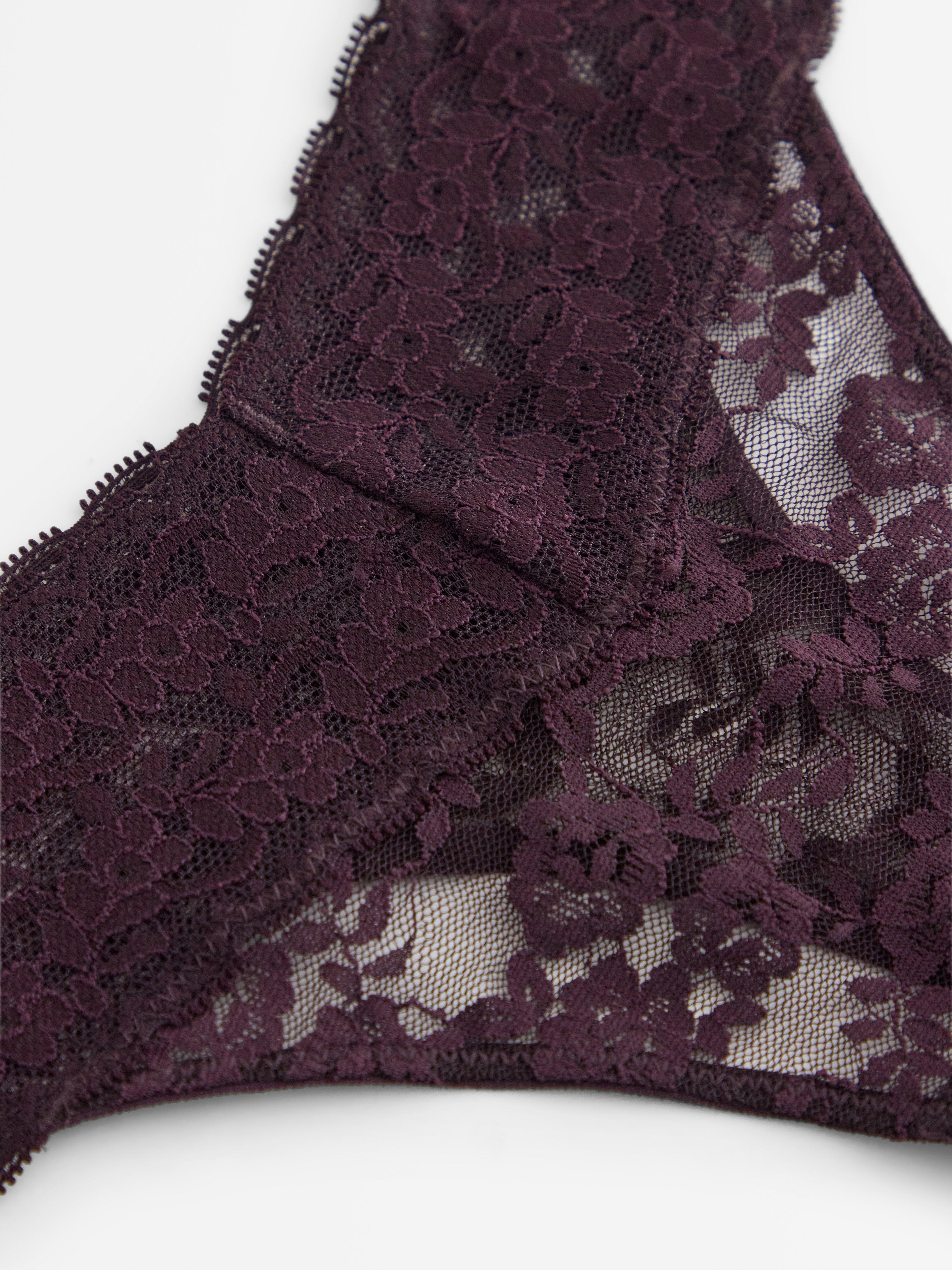 Thong Low - Lingerie - Lilac