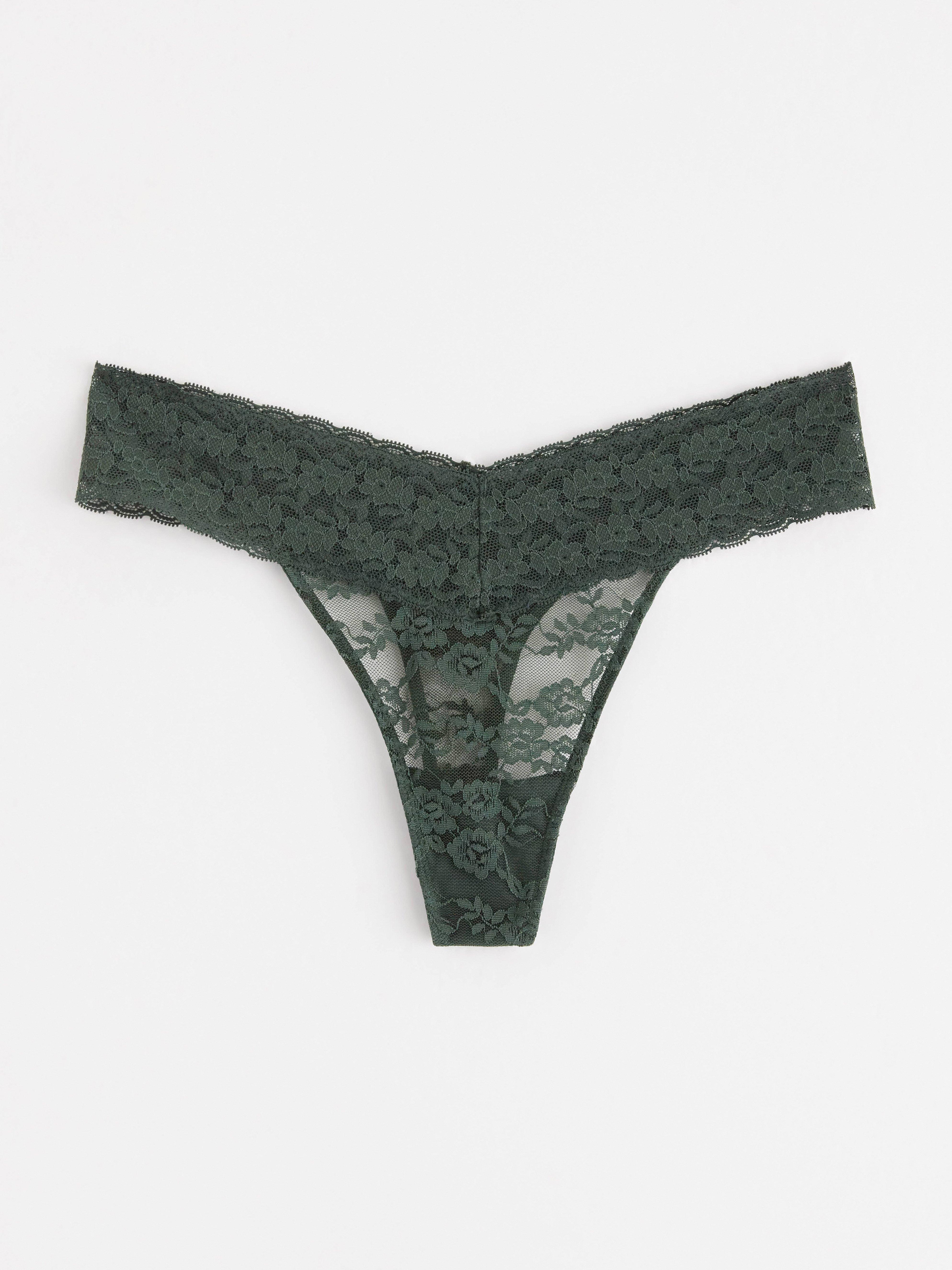 Thong Low - Lingerie - Green
