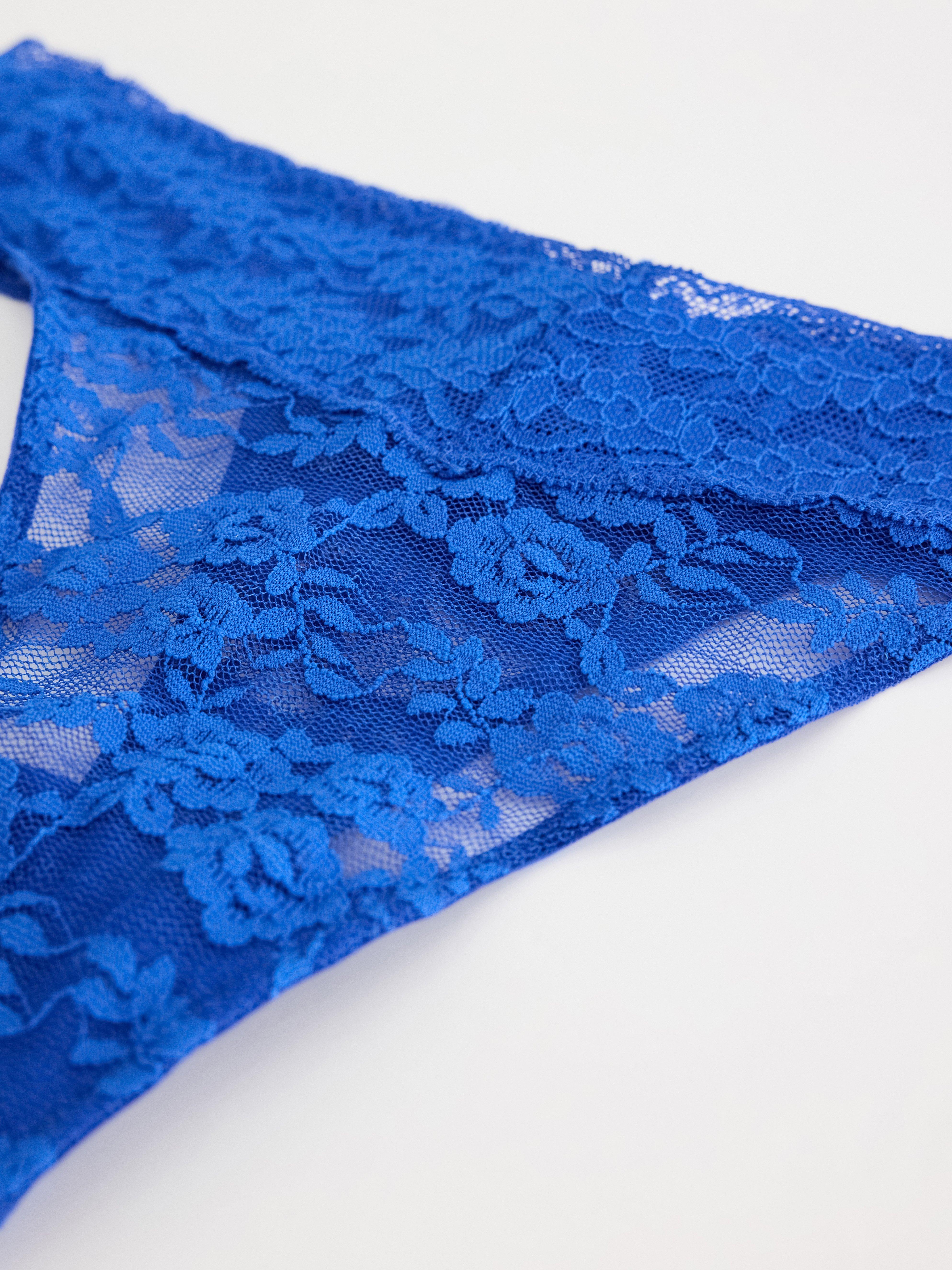 Thong Low - Lingerie - Blue