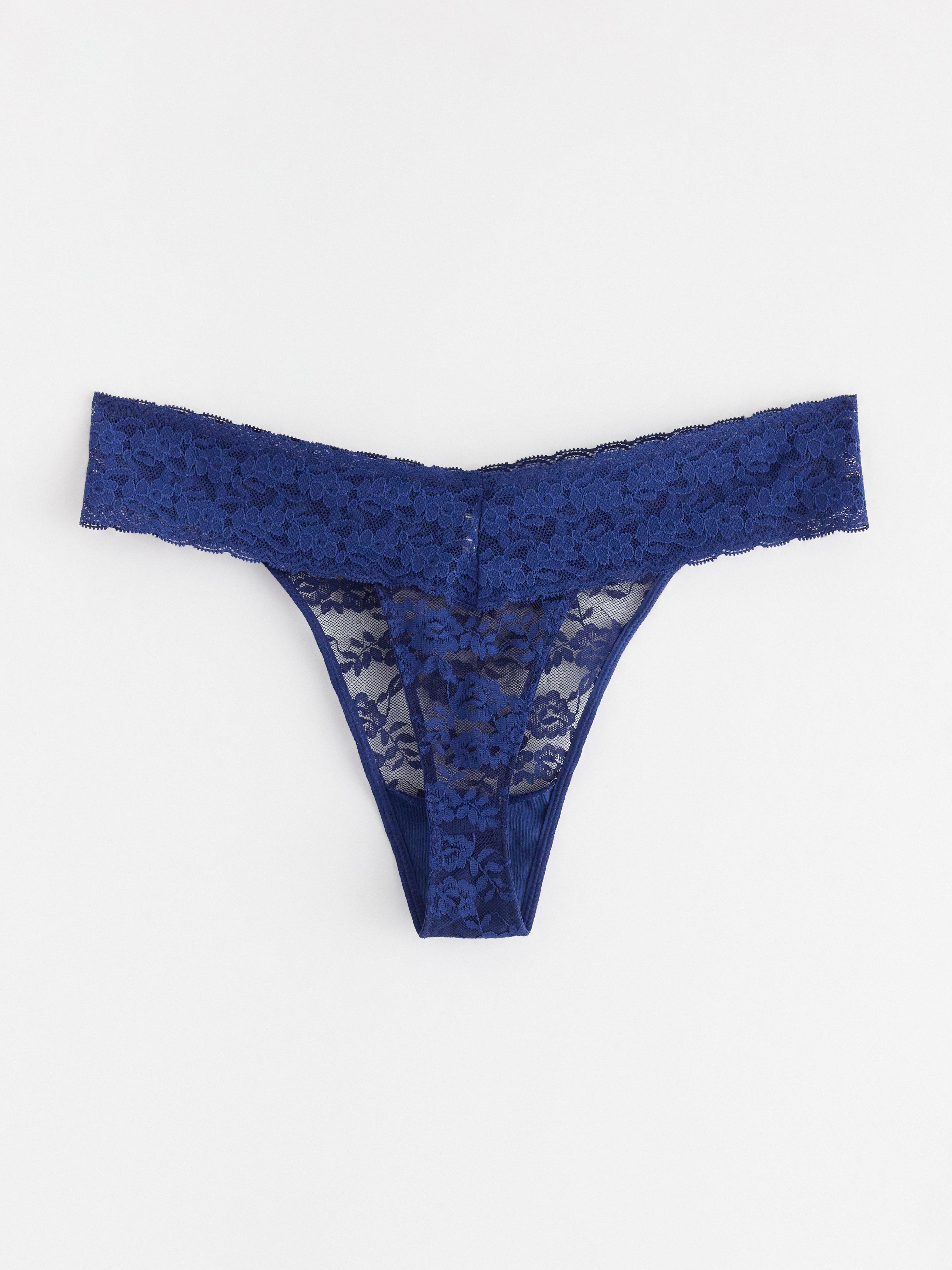 Thong Low - Lingerie - Blue