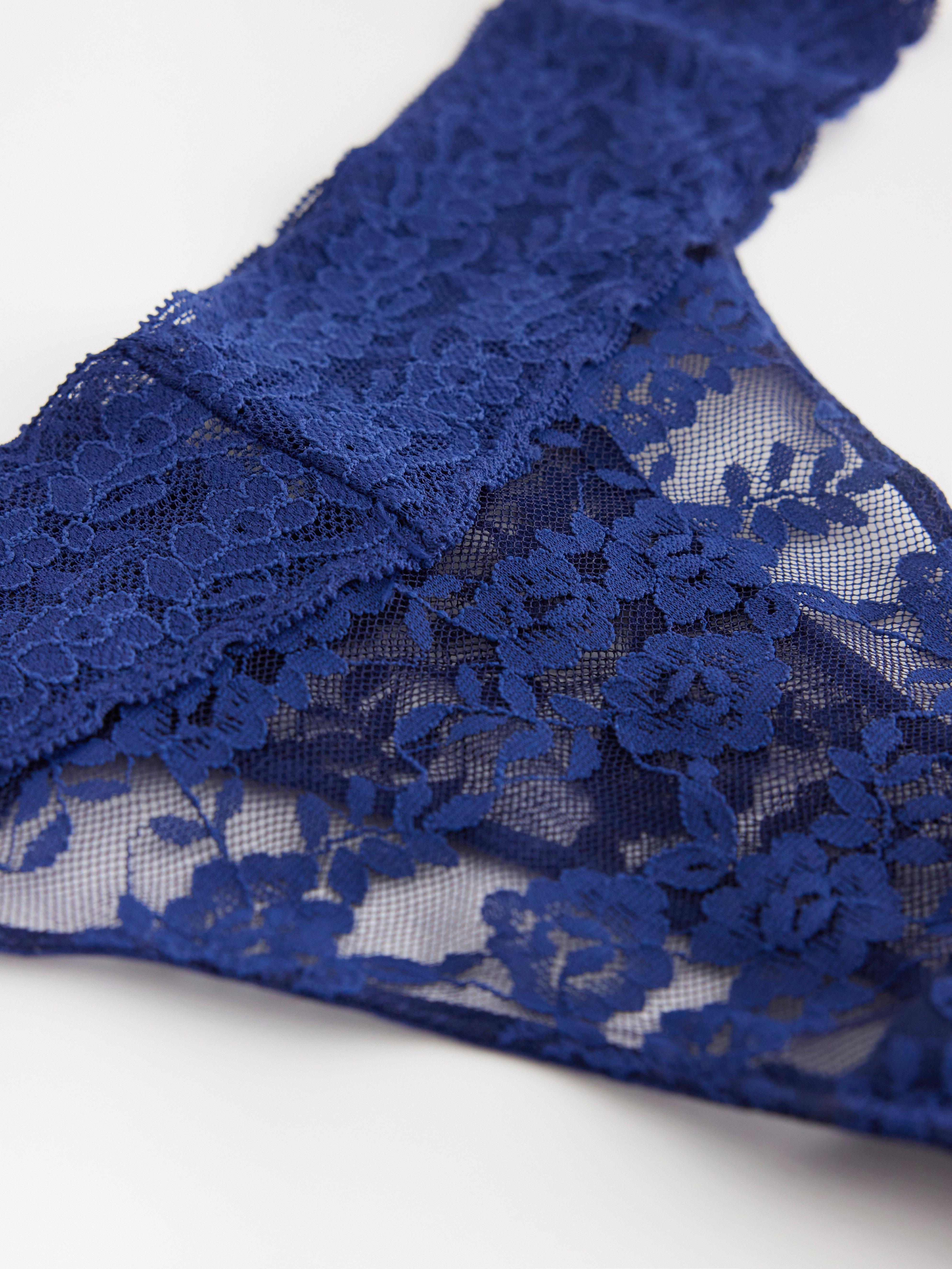 Thong Low - Lingerie - Blue