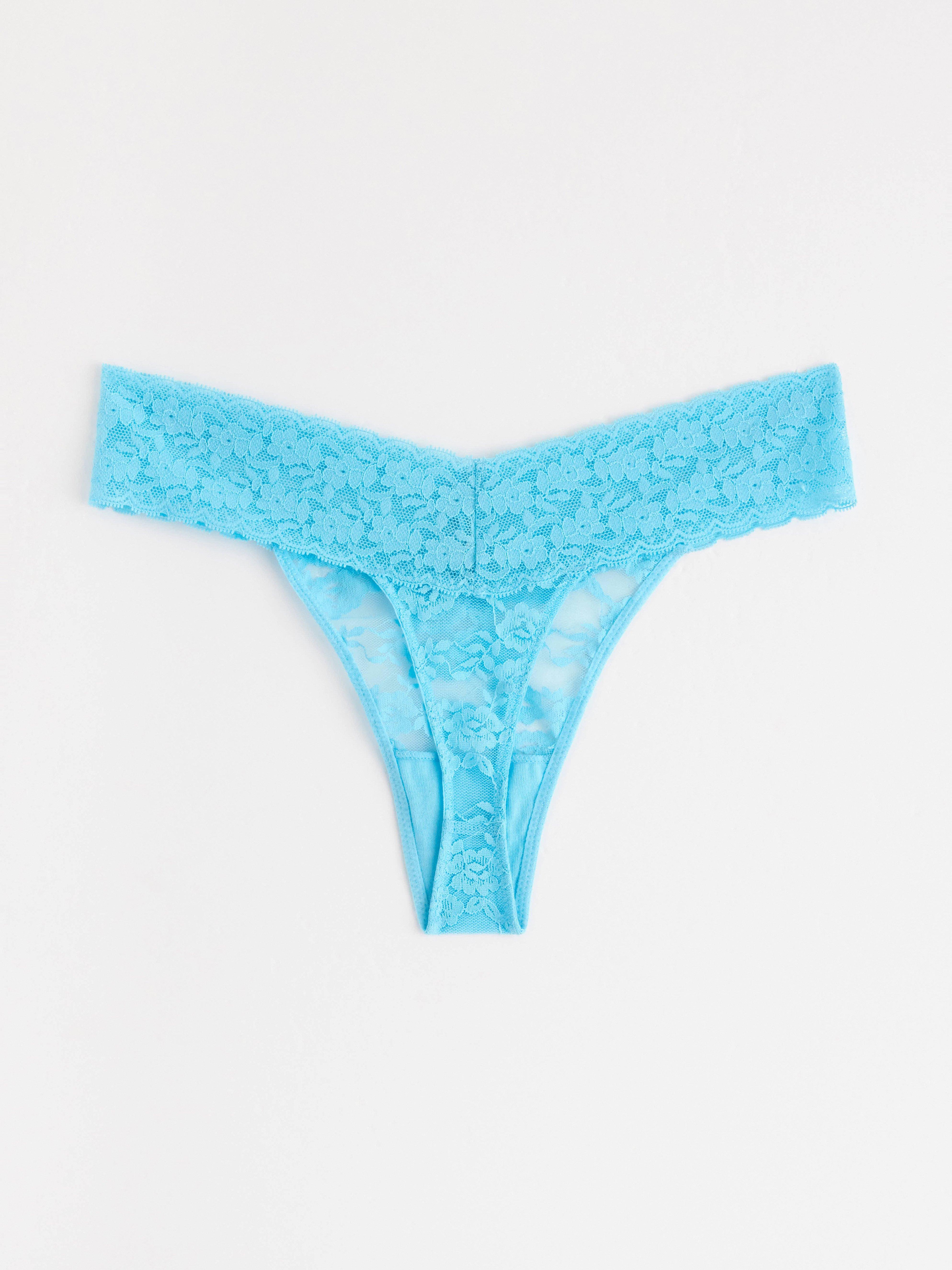 Thong Low - Lingerie - Turquoise