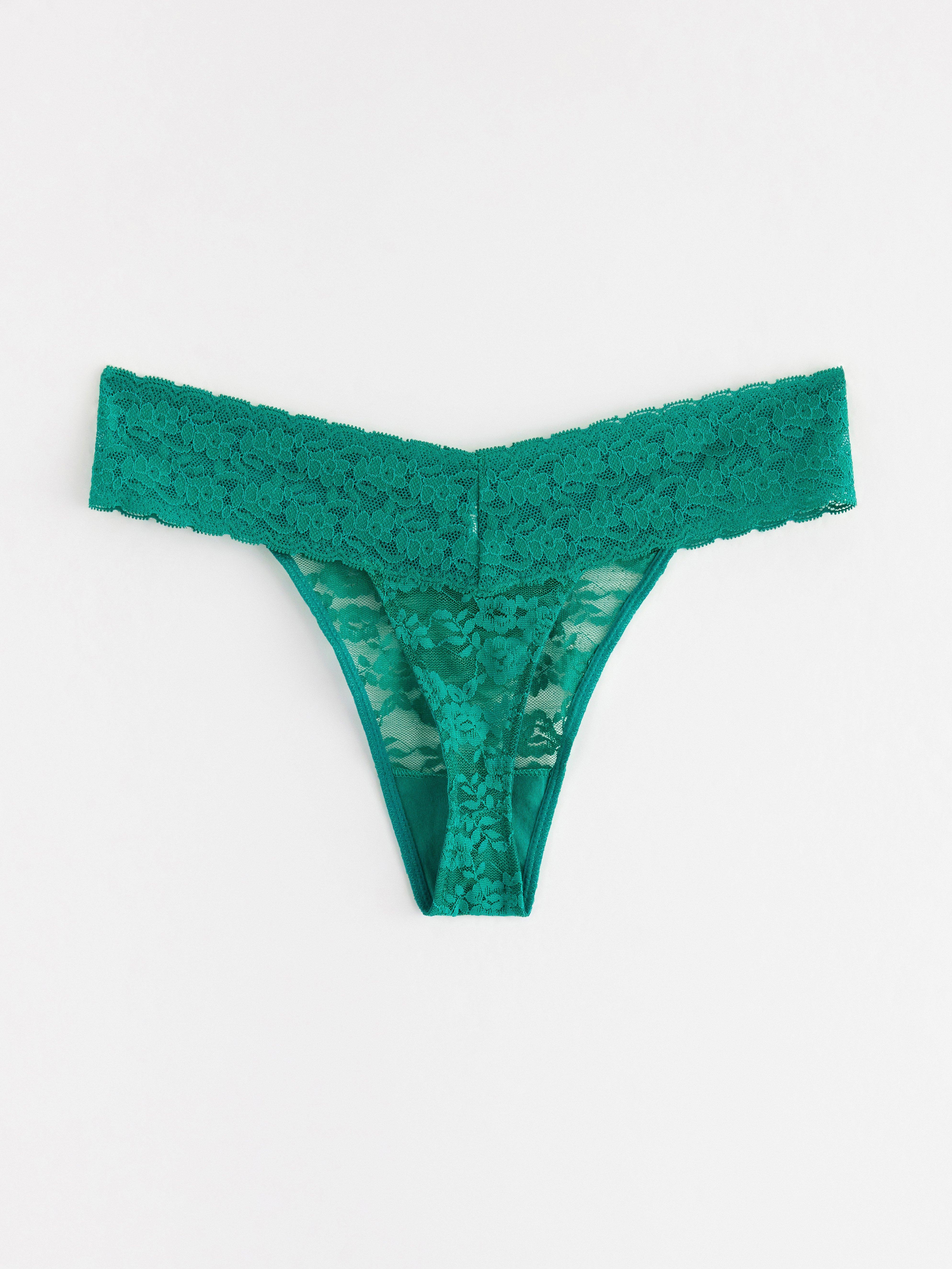Thong Low - Lingerie - Green