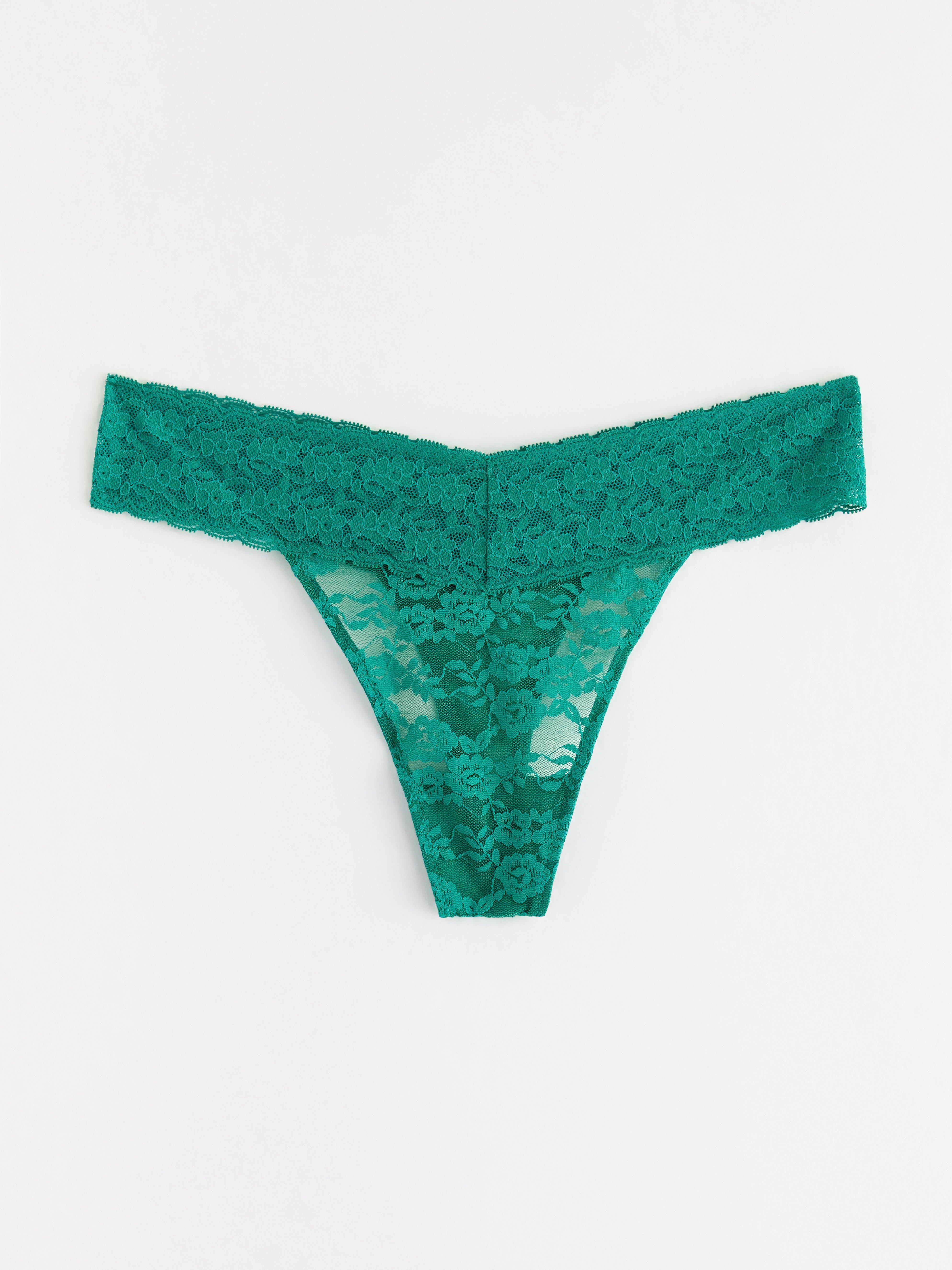 Thong Low - Lingerie - Green