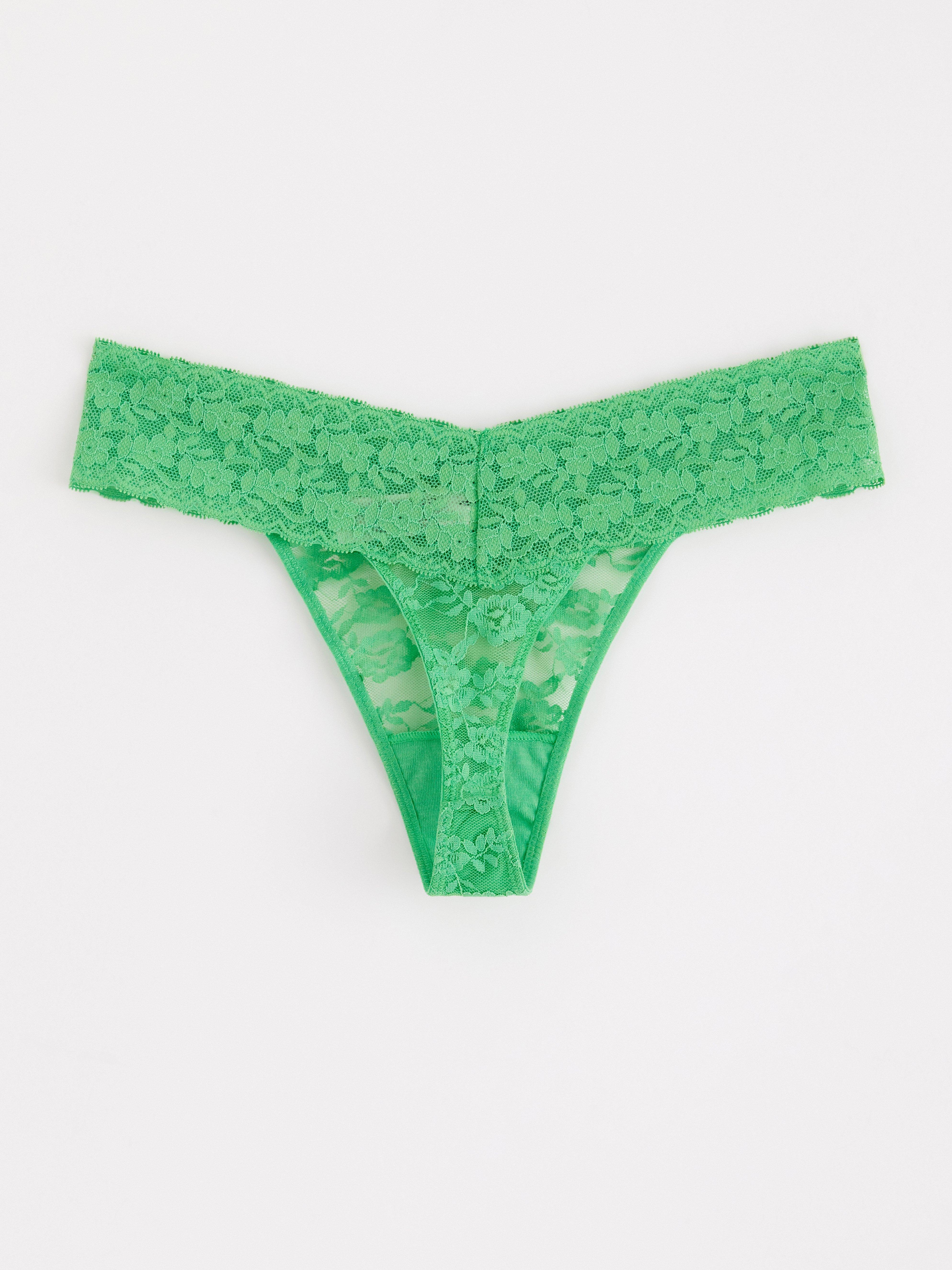 Thong Low - Lingerie - Green