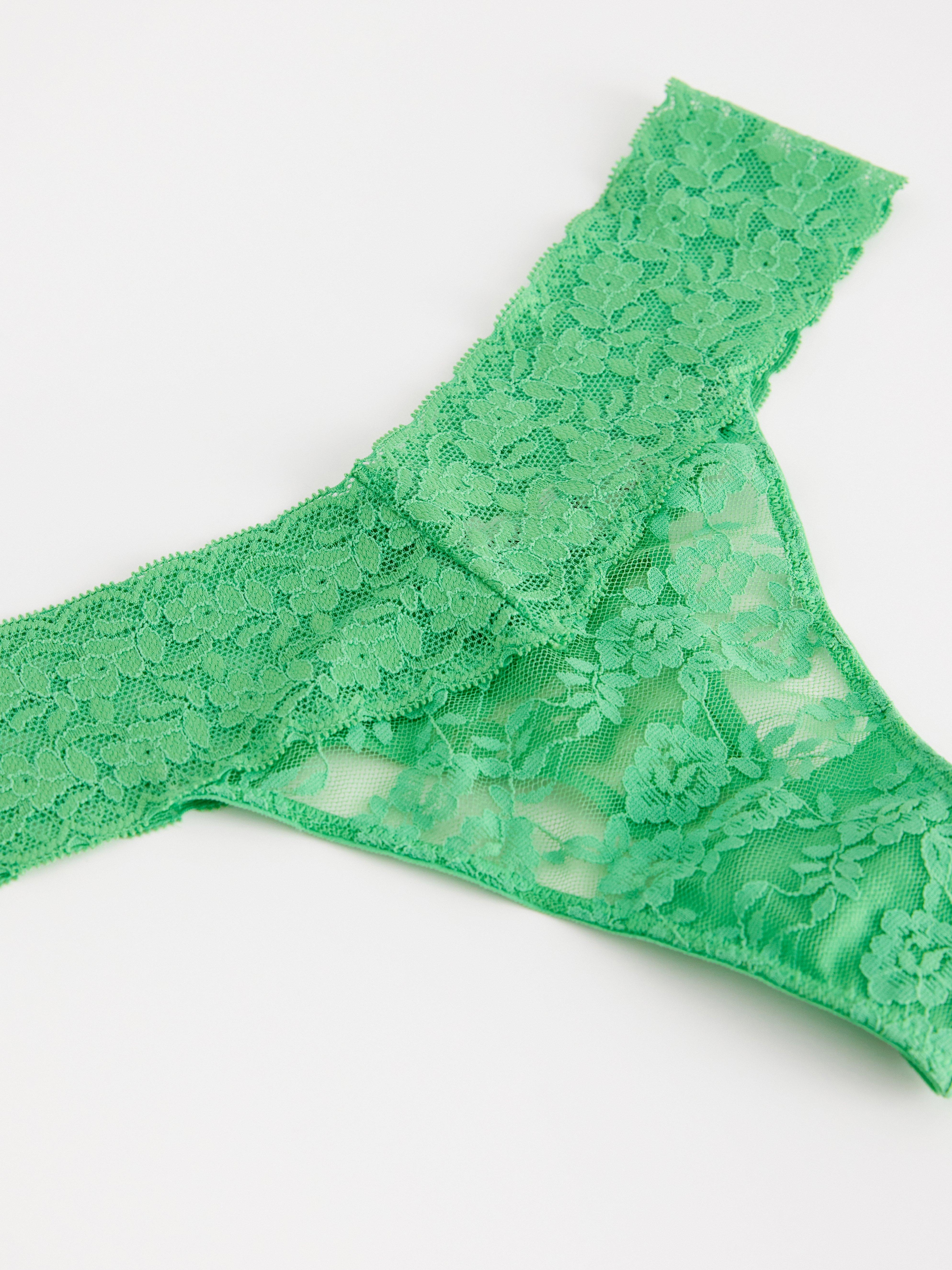 Thong Low - Lingerie - Green