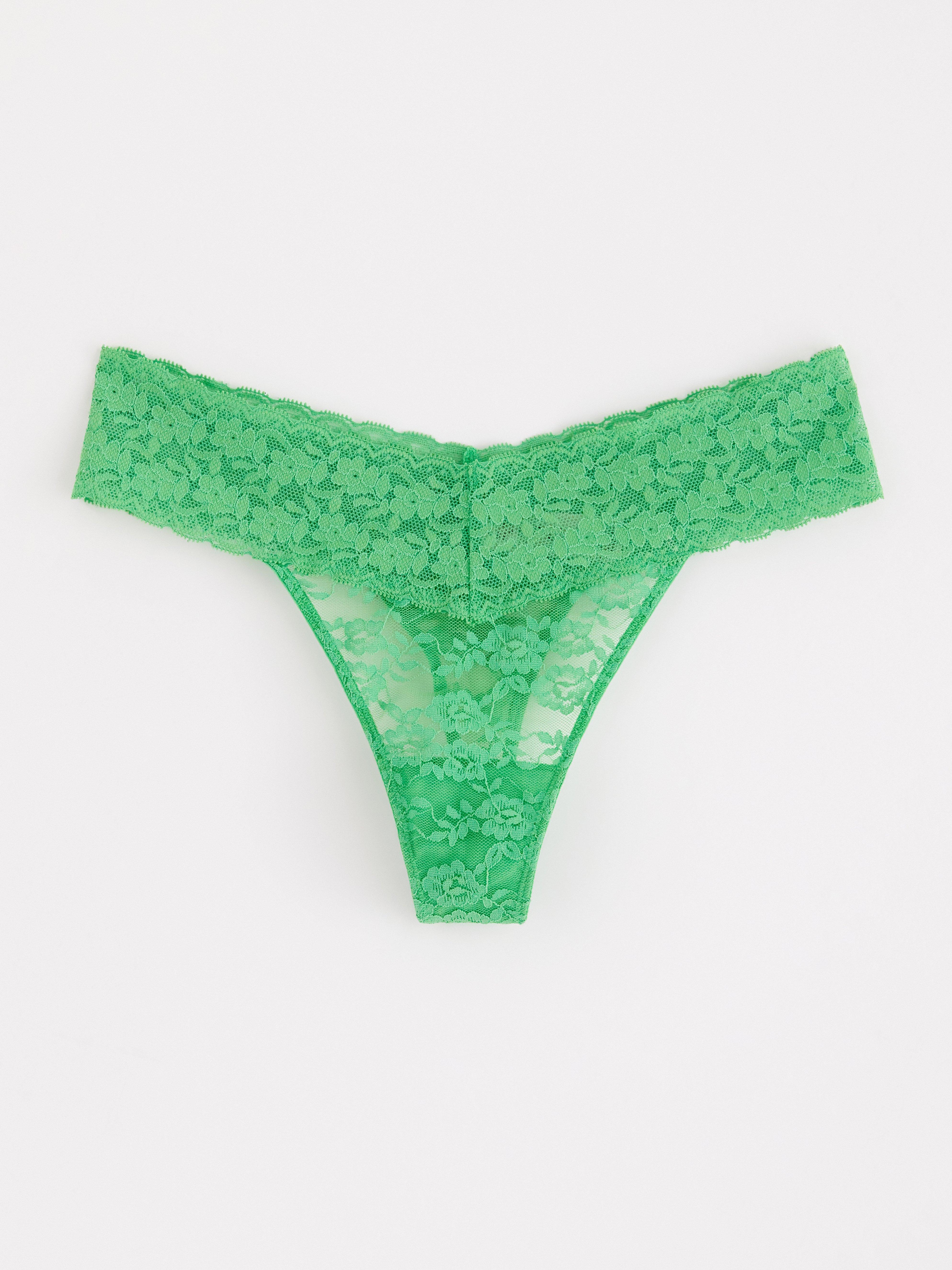 Thong Low - Lingerie - Green