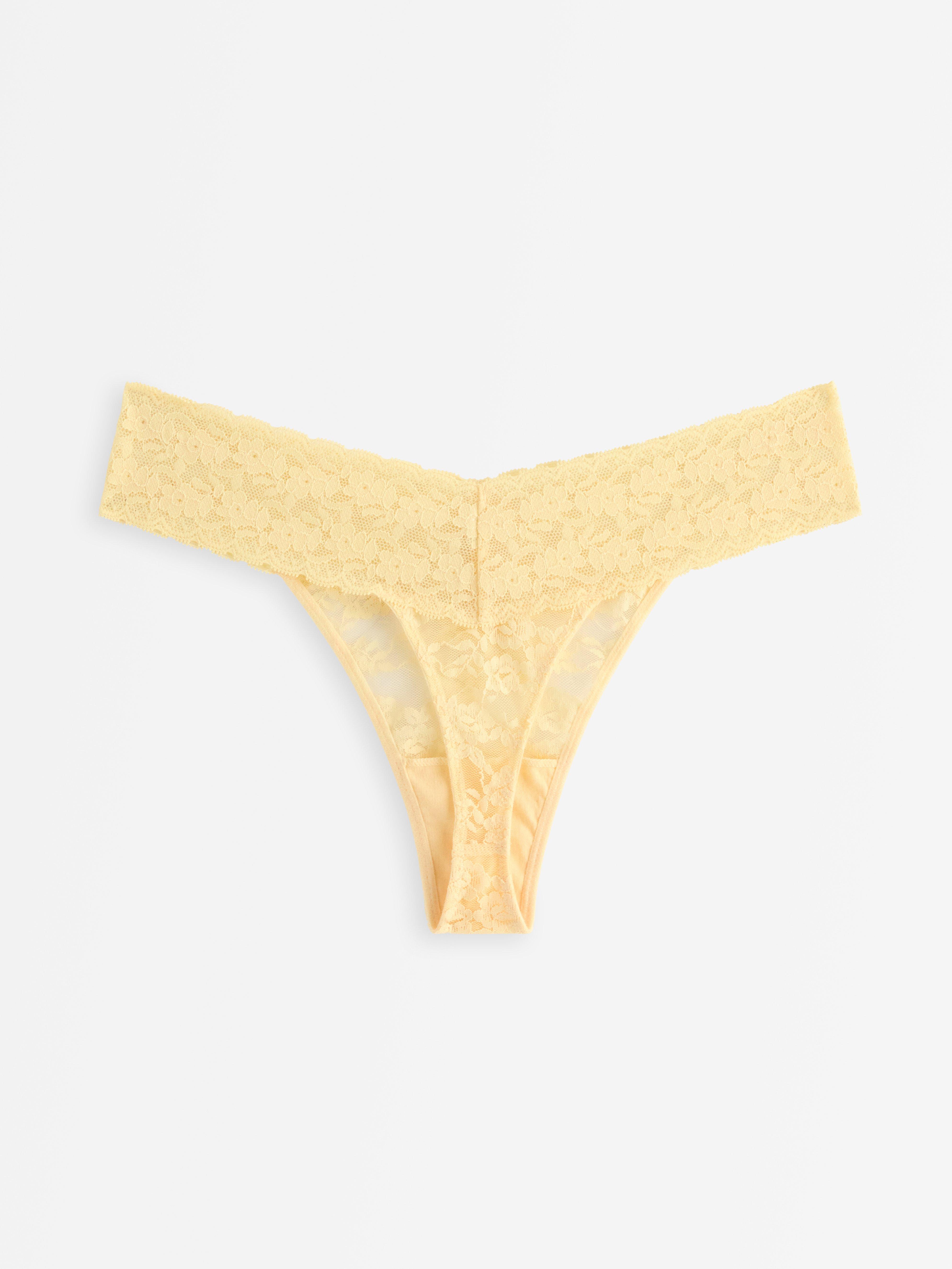 Thong Low - Lingerie - Yellow