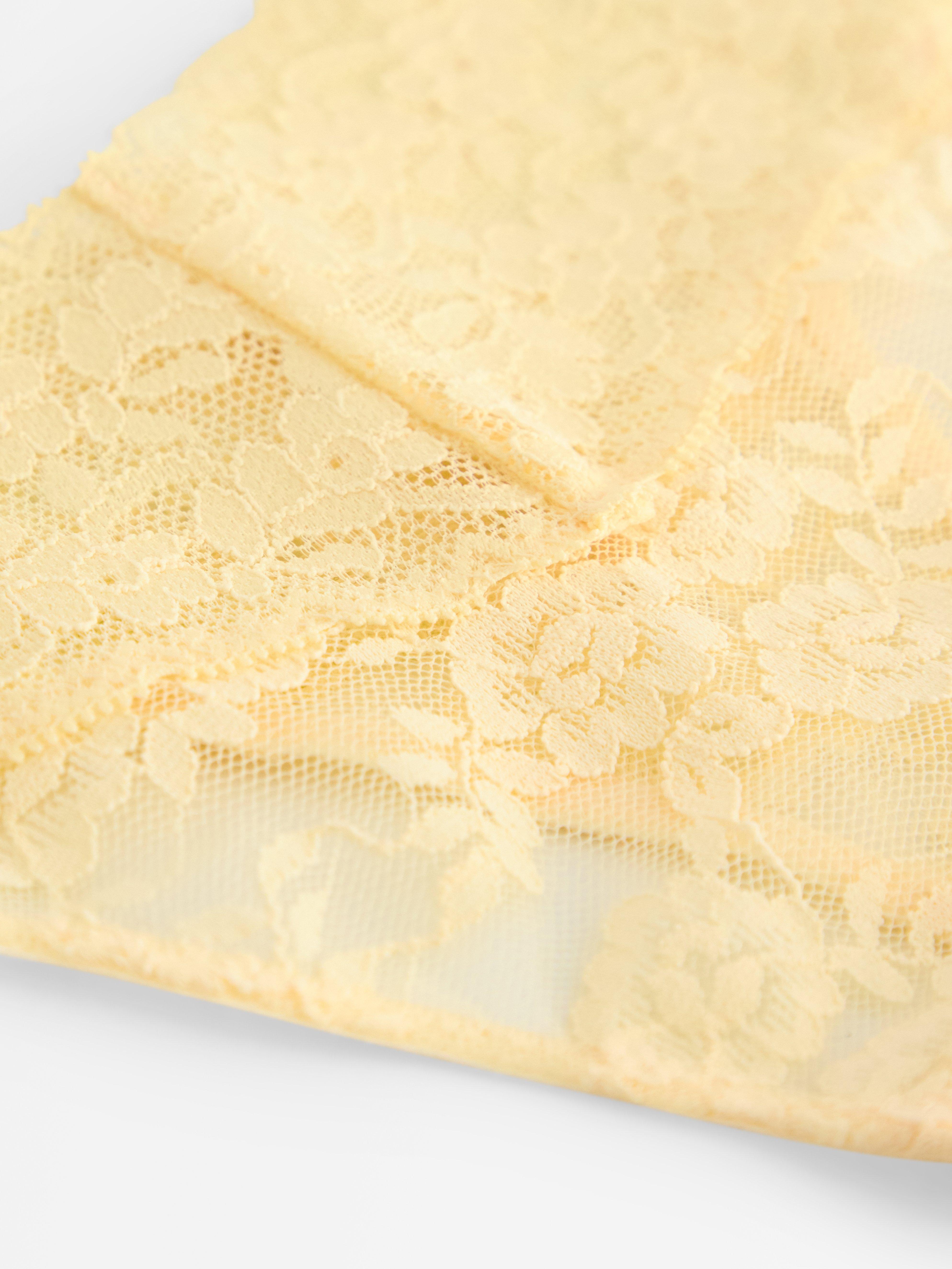 Thong Low - Lingerie - Yellow