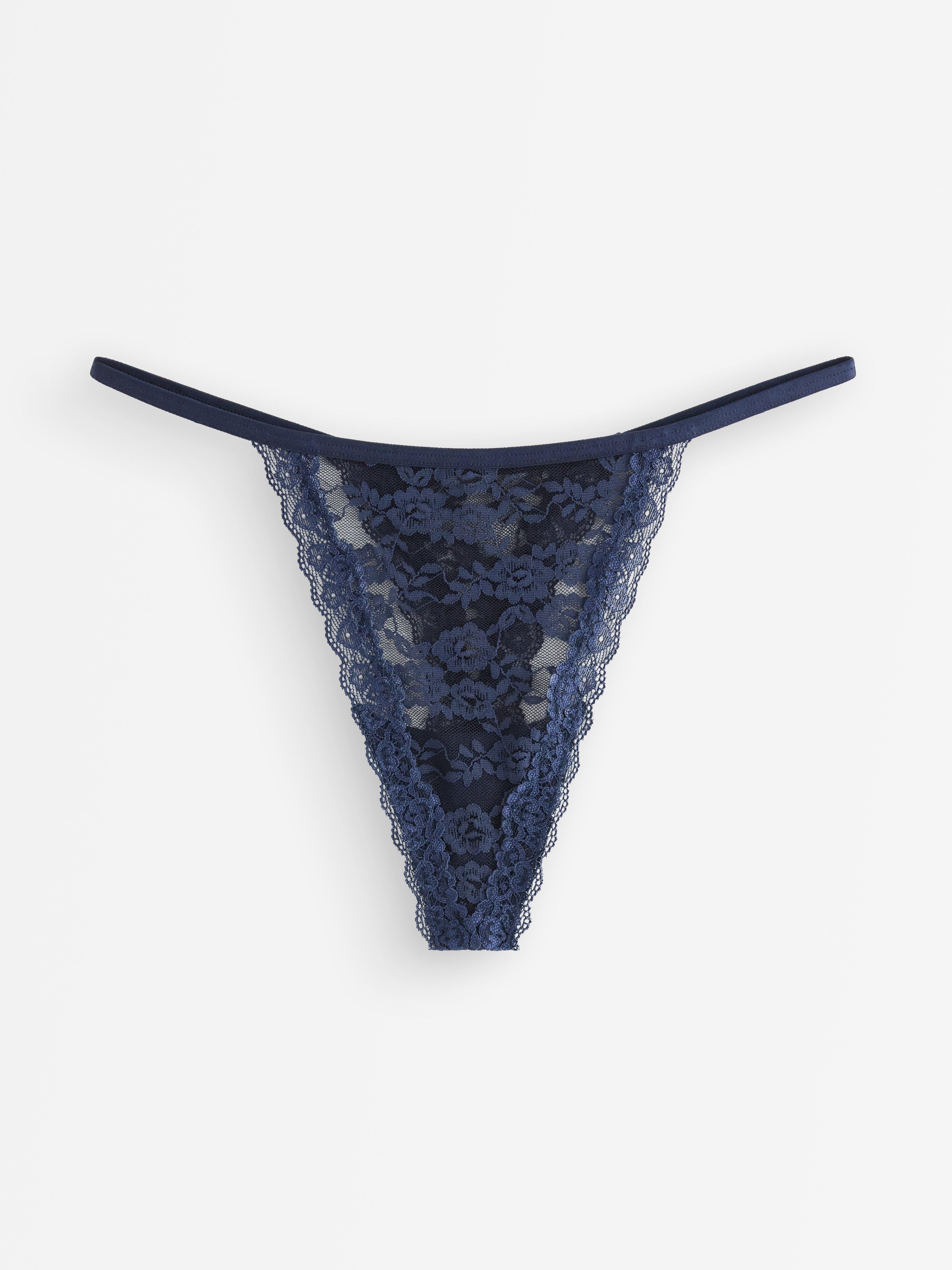 Thong Low - Lingerie - Blue
