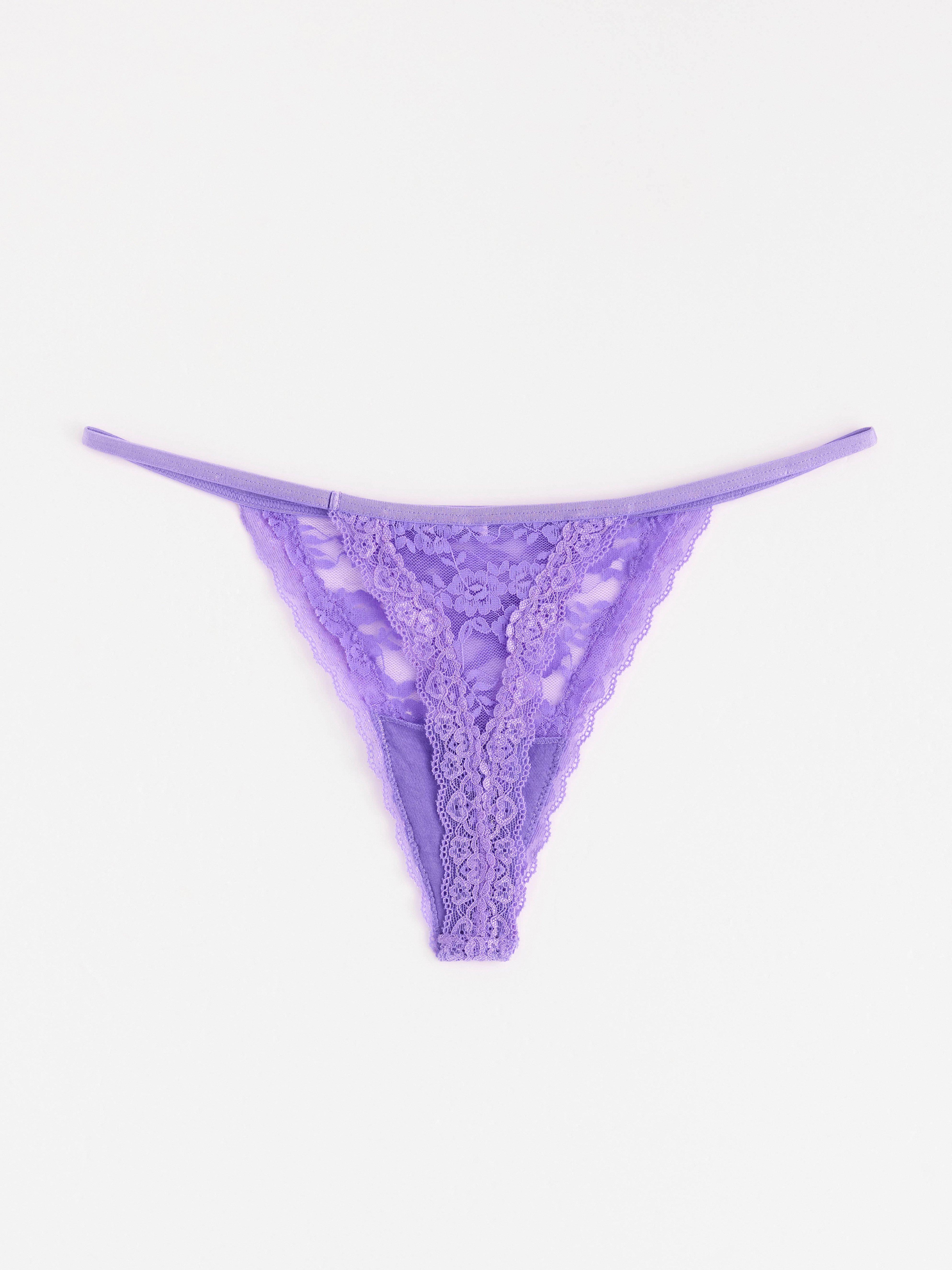 Thong Low - Lingerie - Lilac