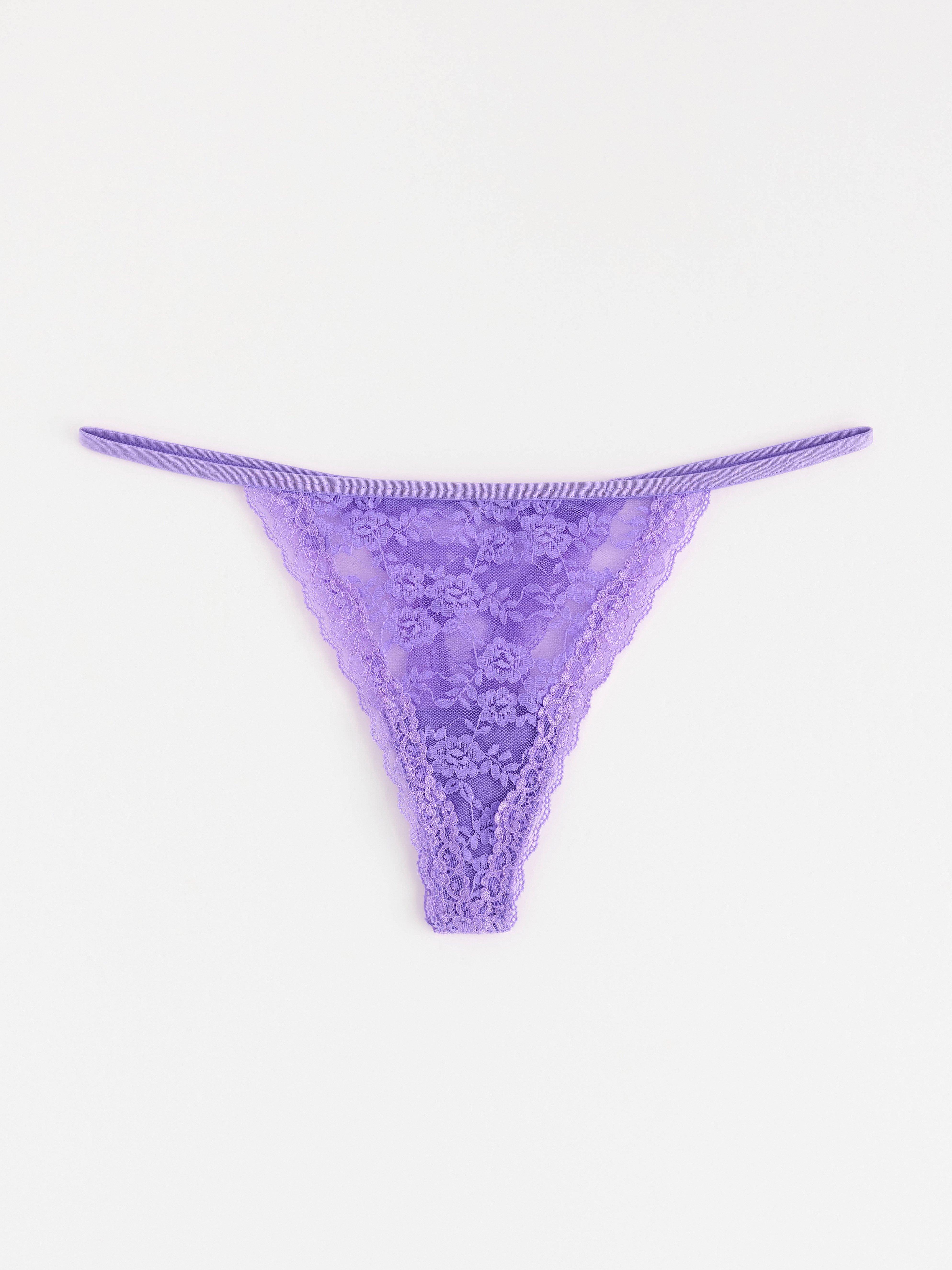 Thong Low - Lingerie - Lilac