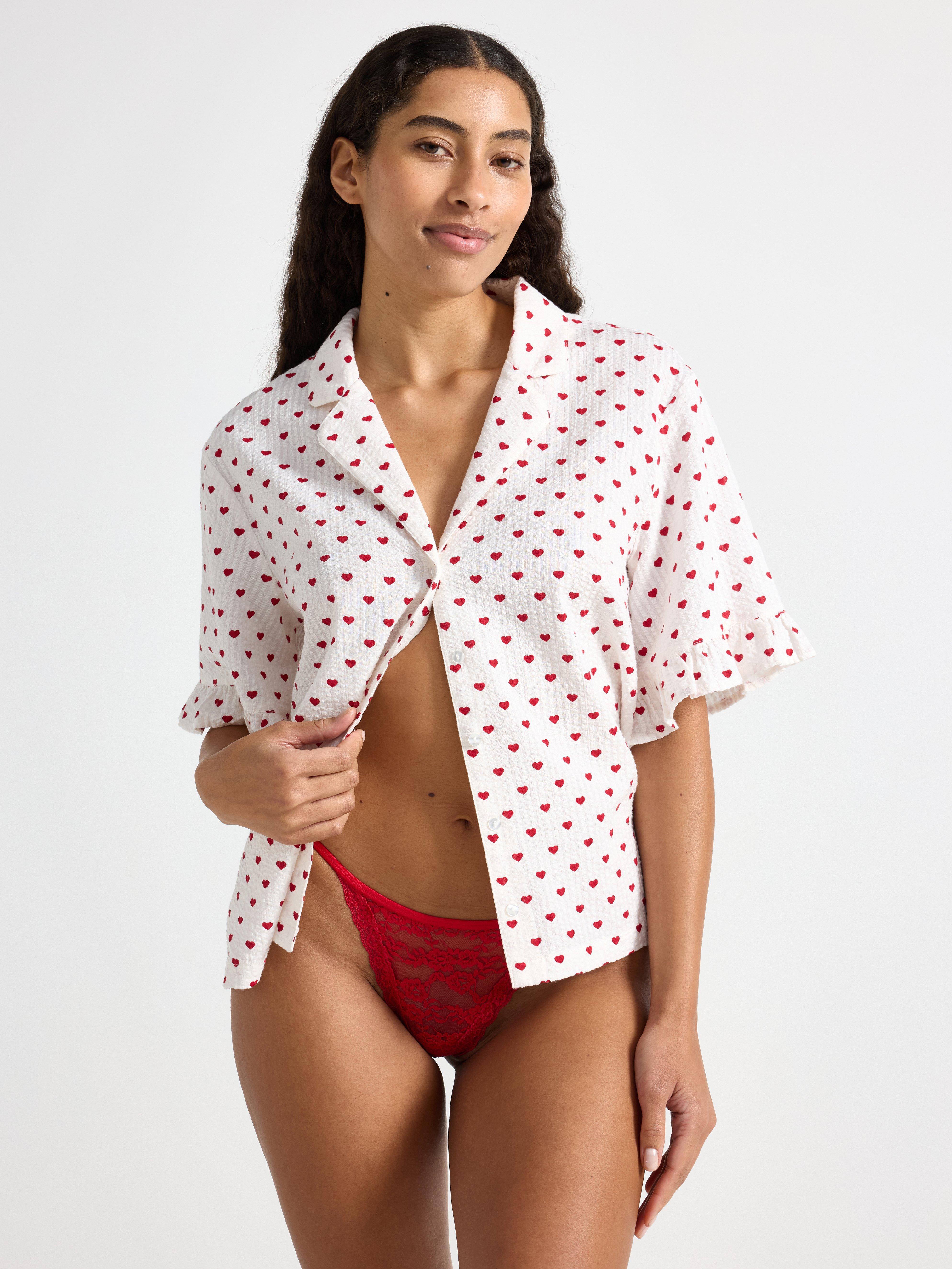 Tanga s nízkým pasem - Spodní prádlo - Červená