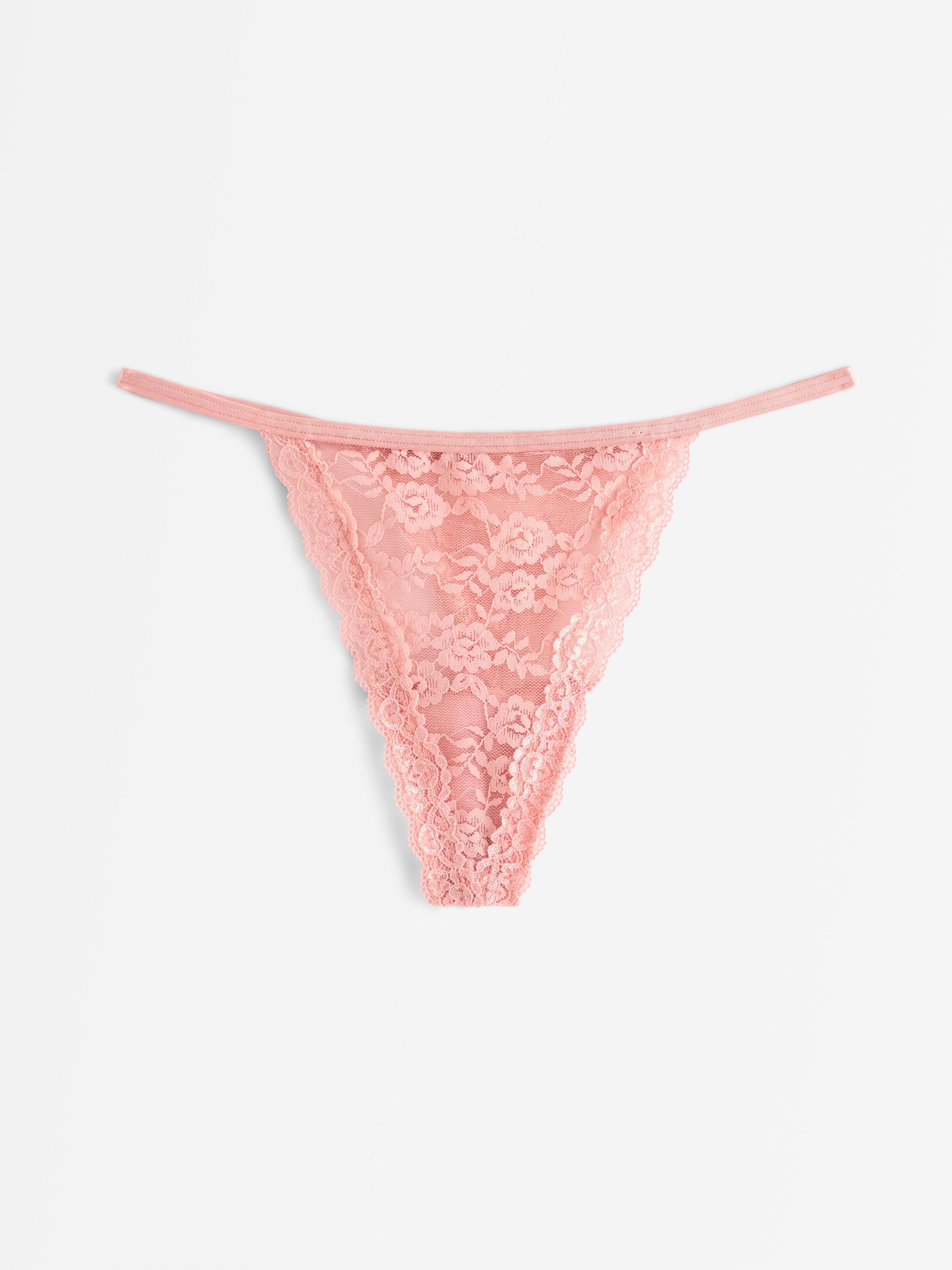 Thong Low - Lingerie - Pink