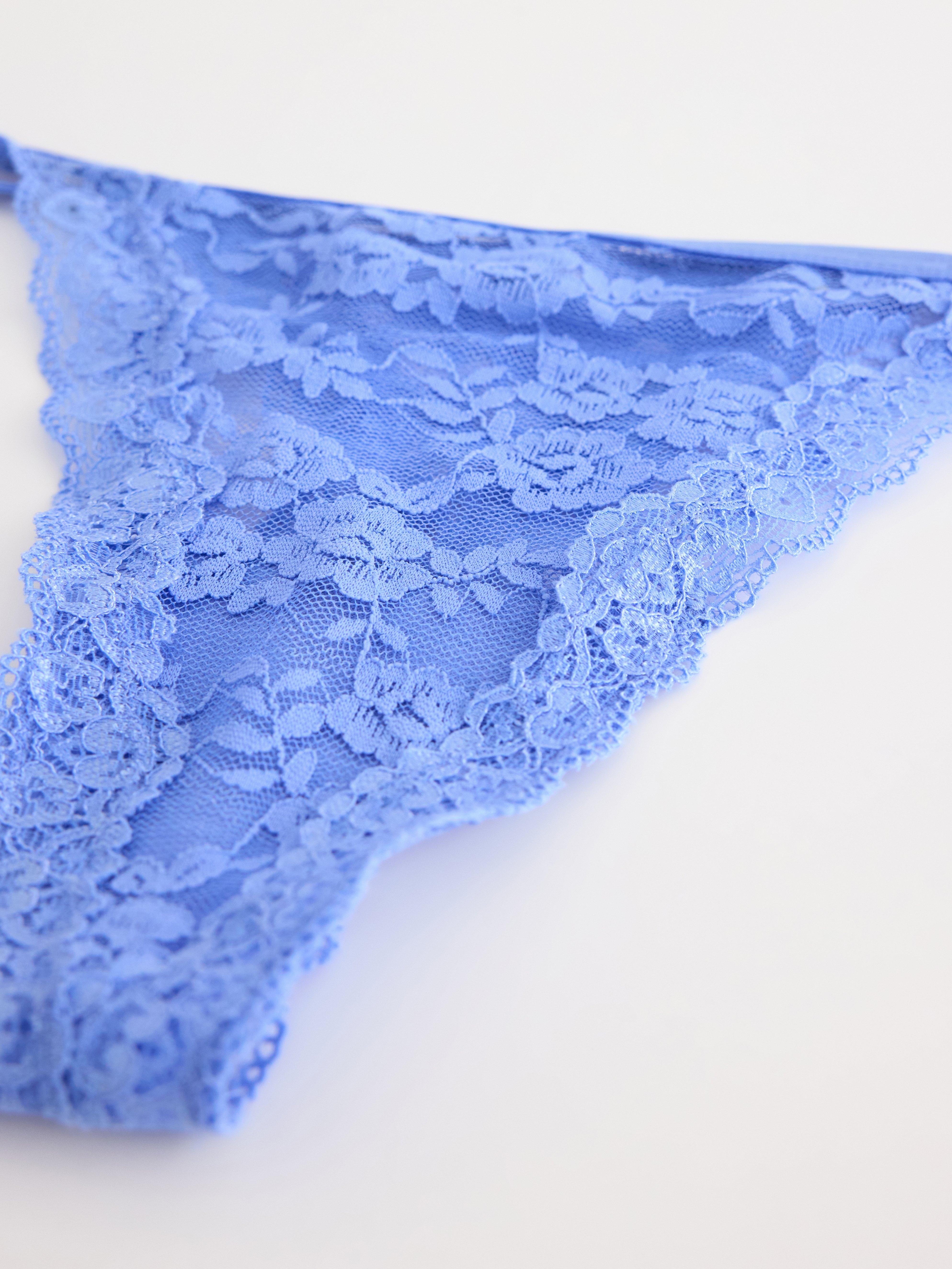 Thong Low - Lingerie - Blue