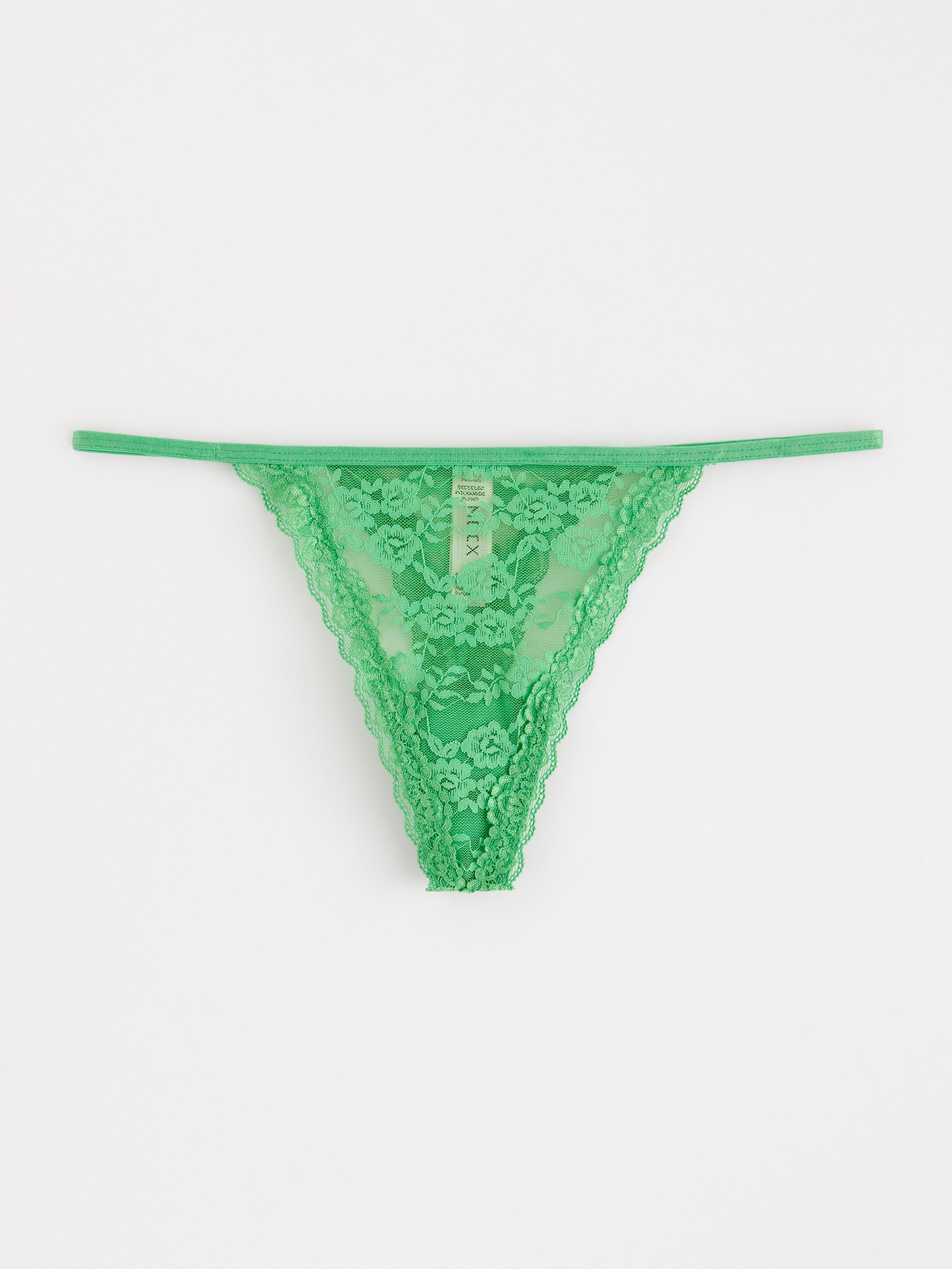 Thong Low - Lingerie - Green