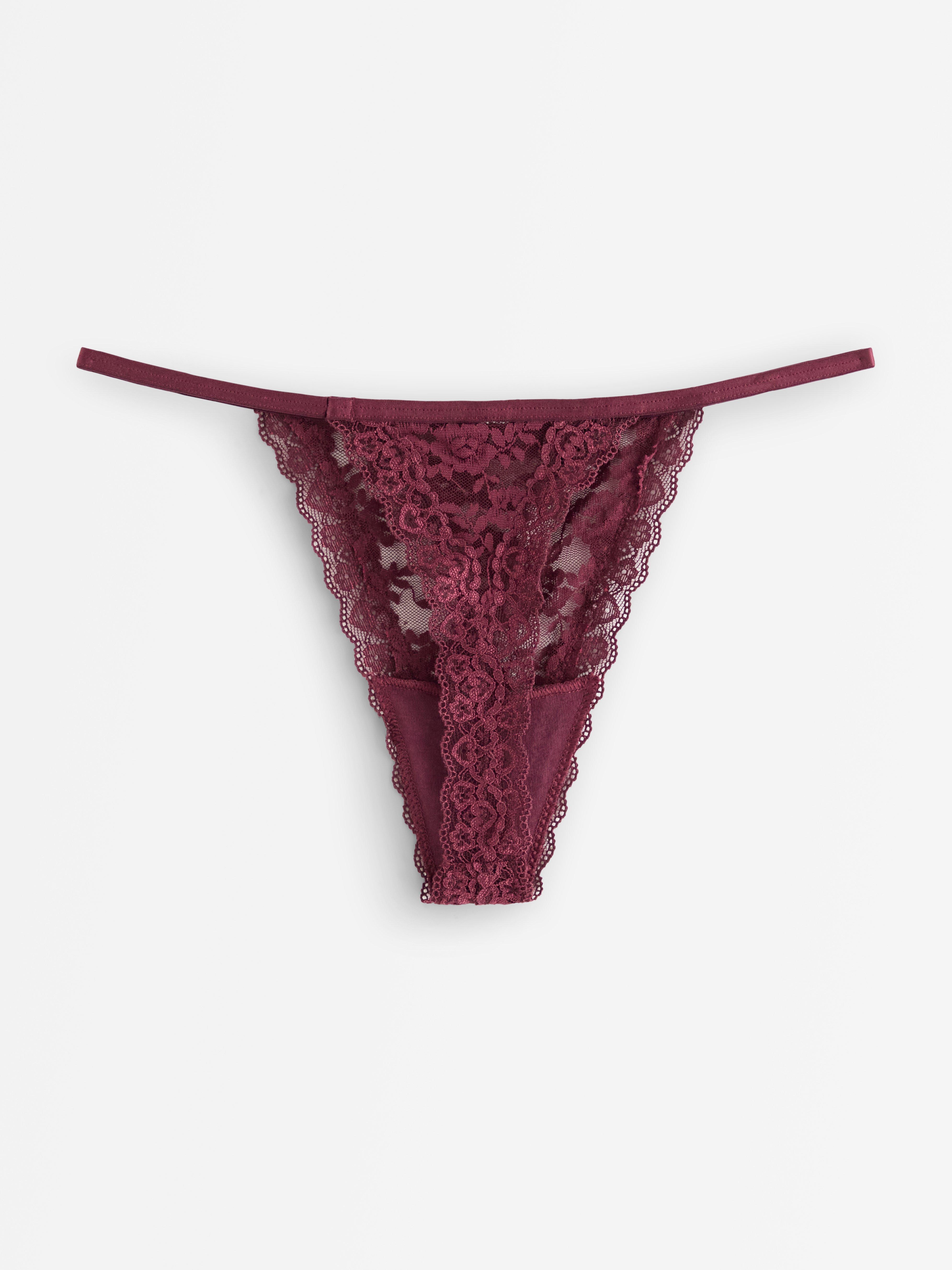 Thong Low - Lingerie - Red