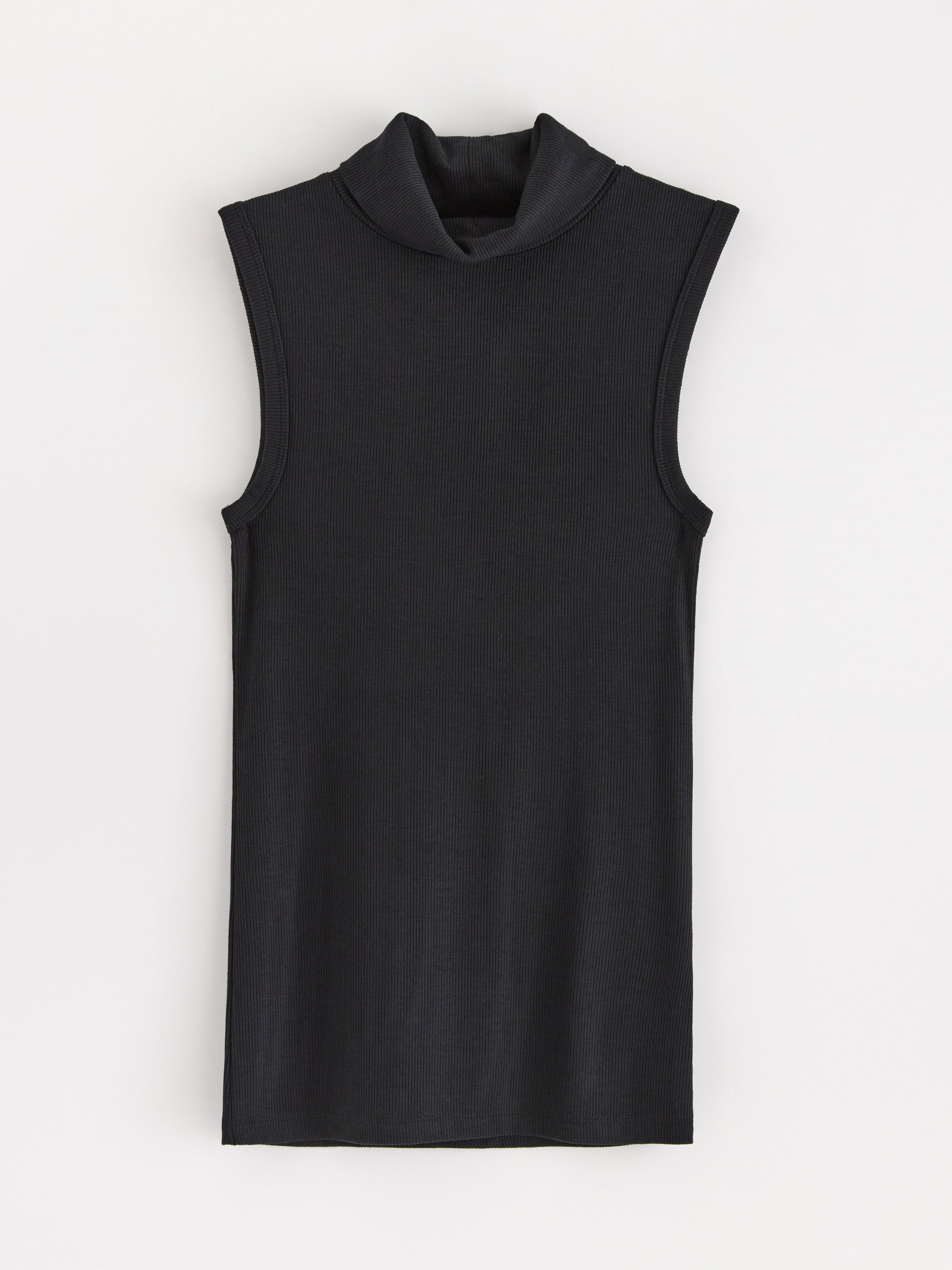 Roller Neck Top - Womens Wear - Black