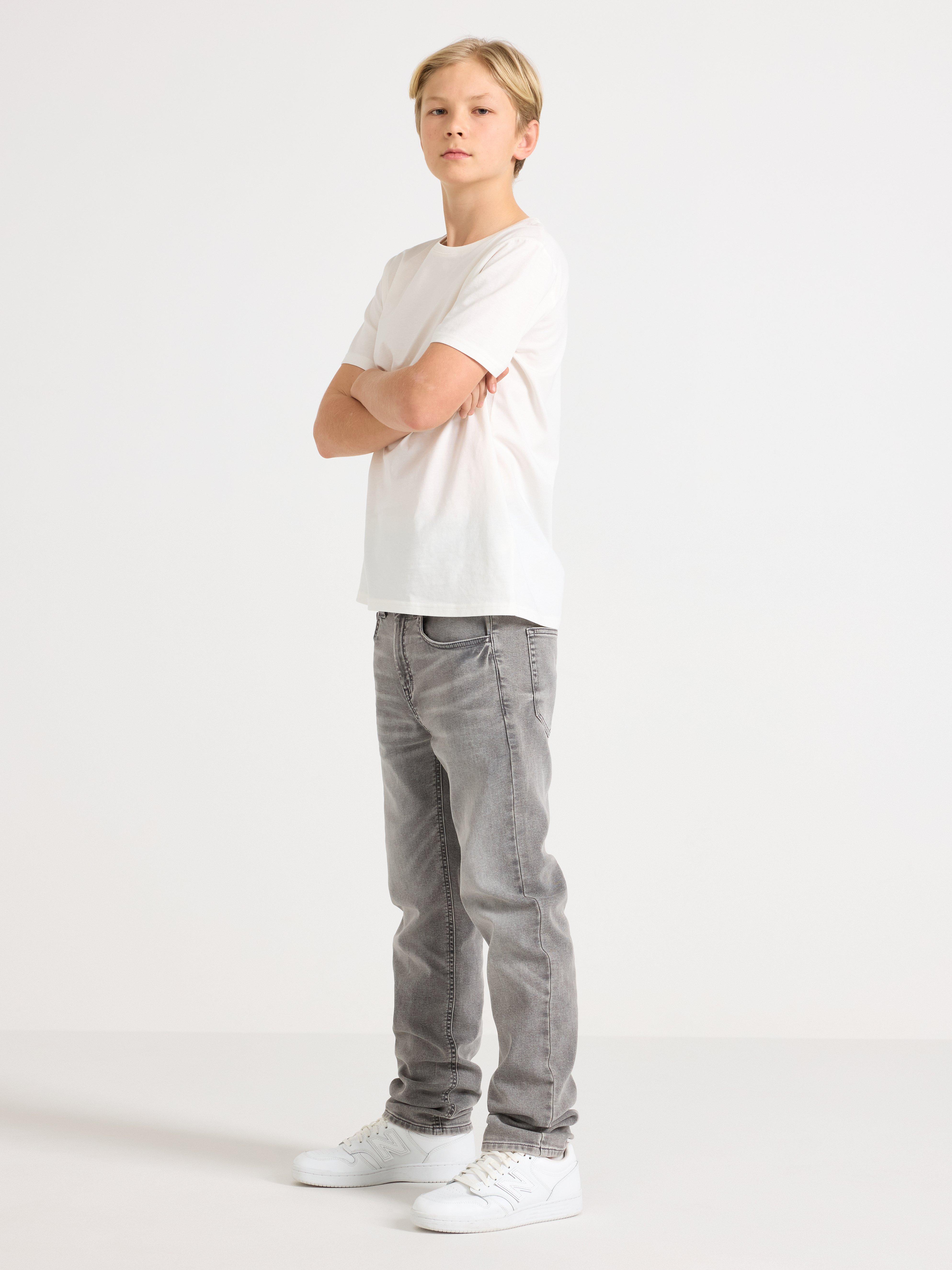 Jeans - Barn - Grå