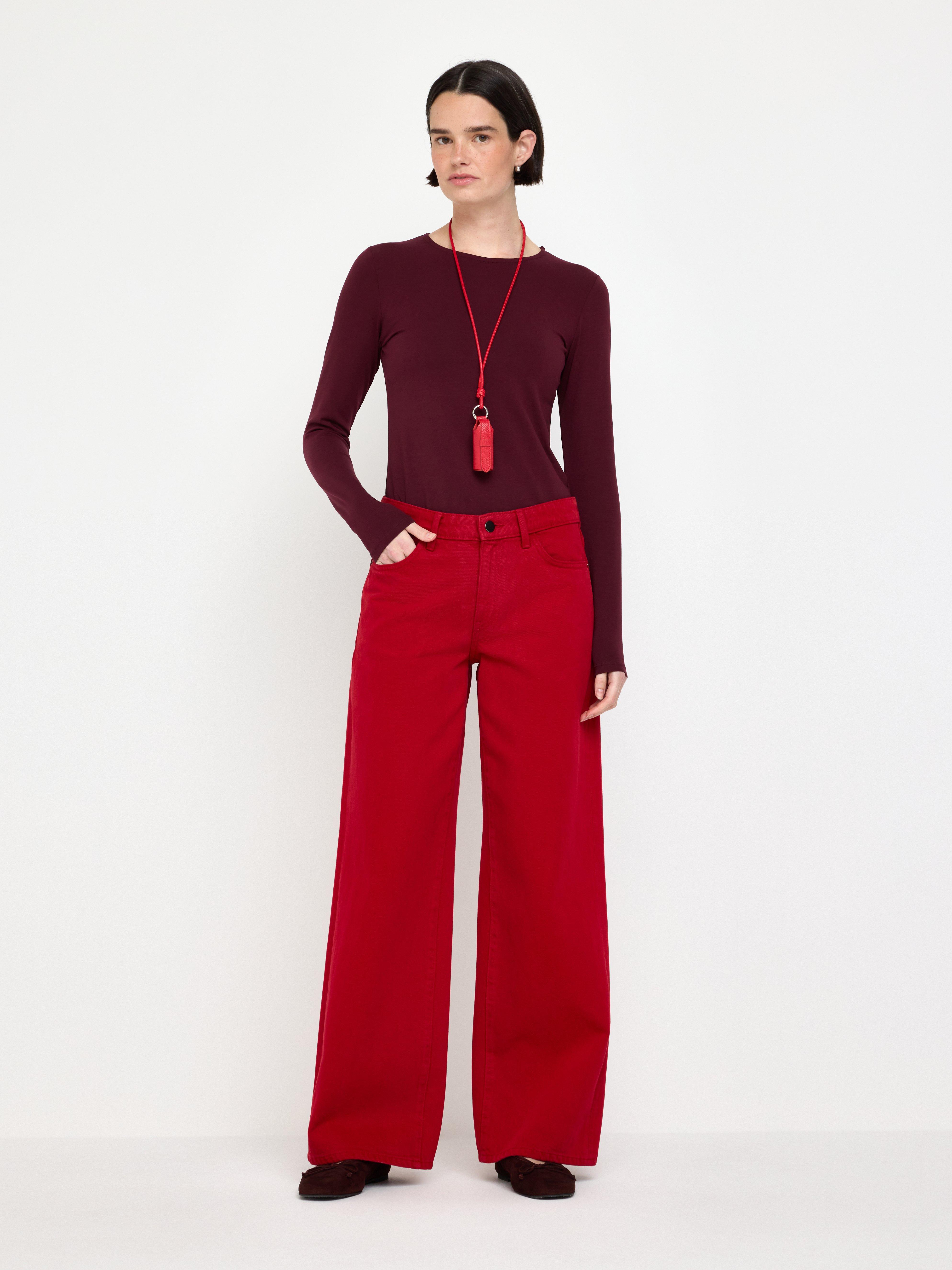 Top - Womens Wear - Red