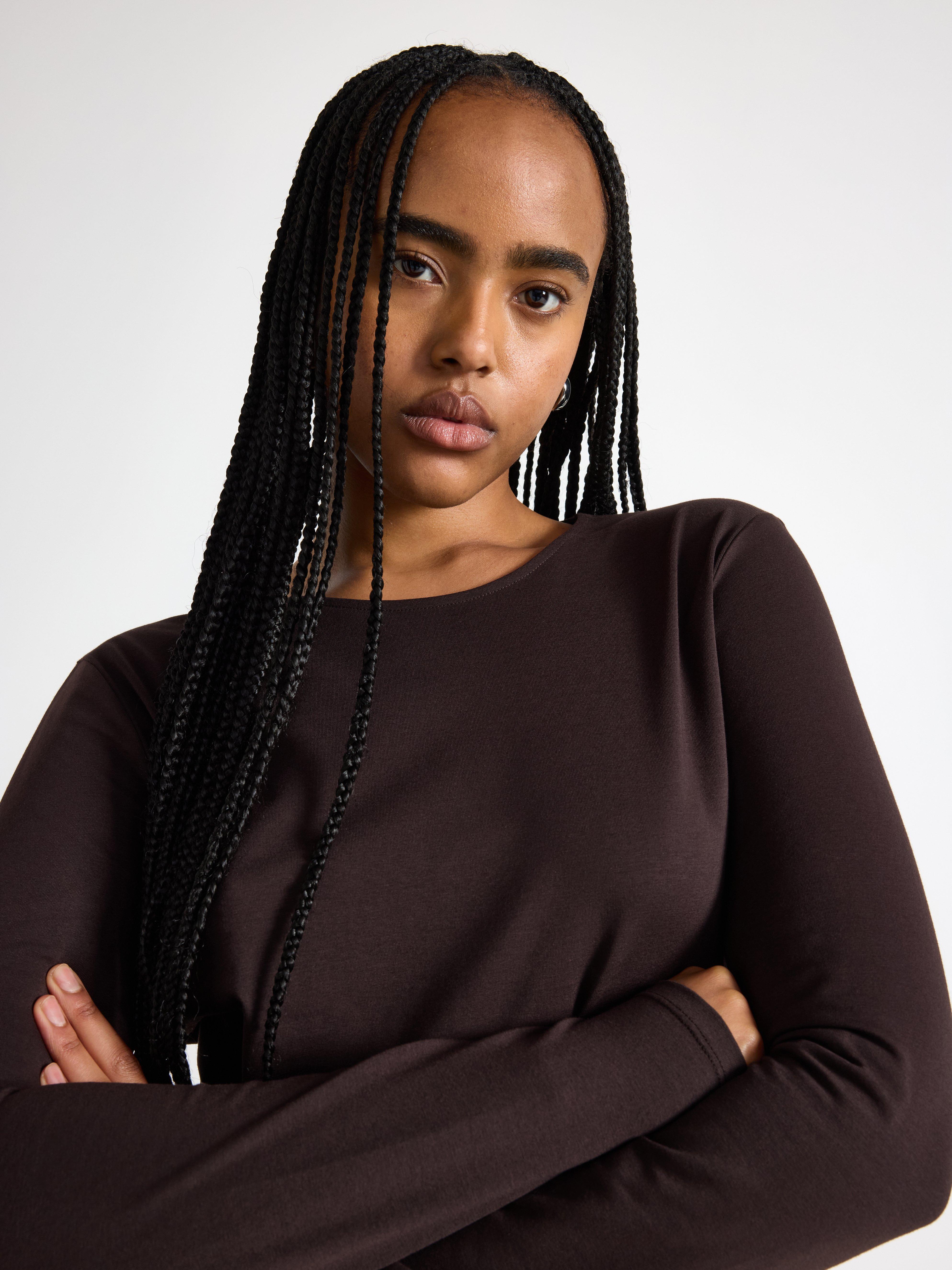 Top - Womens Wear - Brown