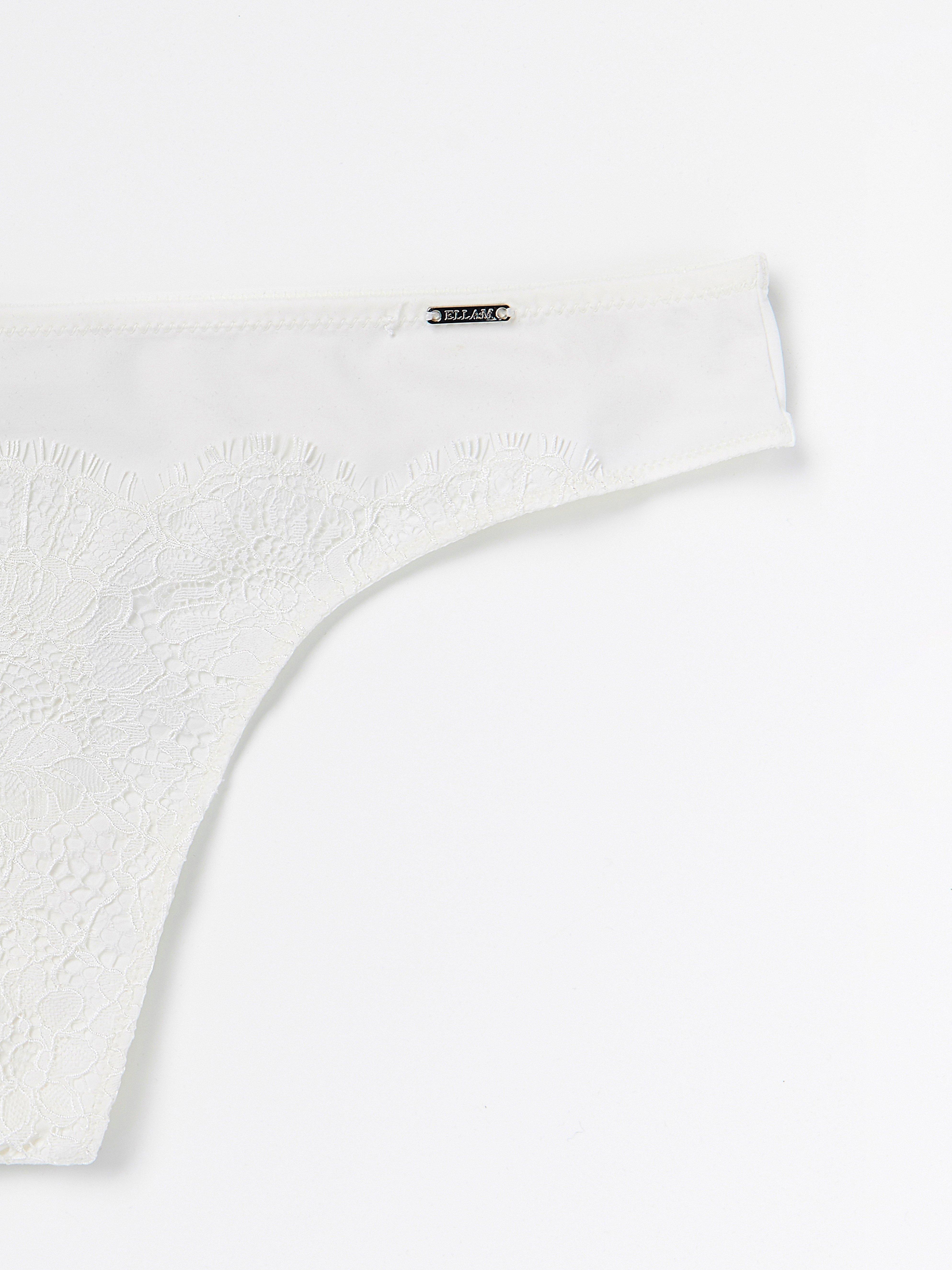 Thong Low - Lingerie - White